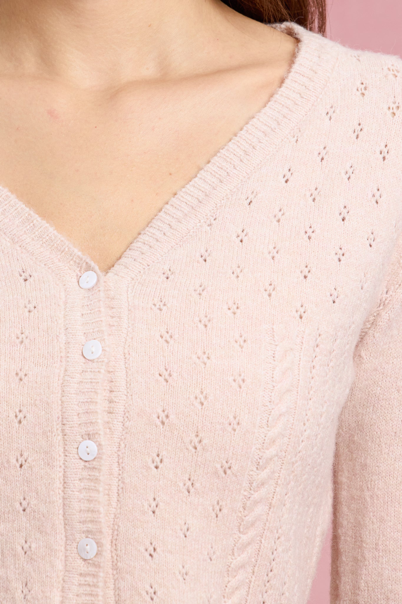 RP2936 - Rosy Ruffle Pointelle Knit Top (2S-2M-2L)