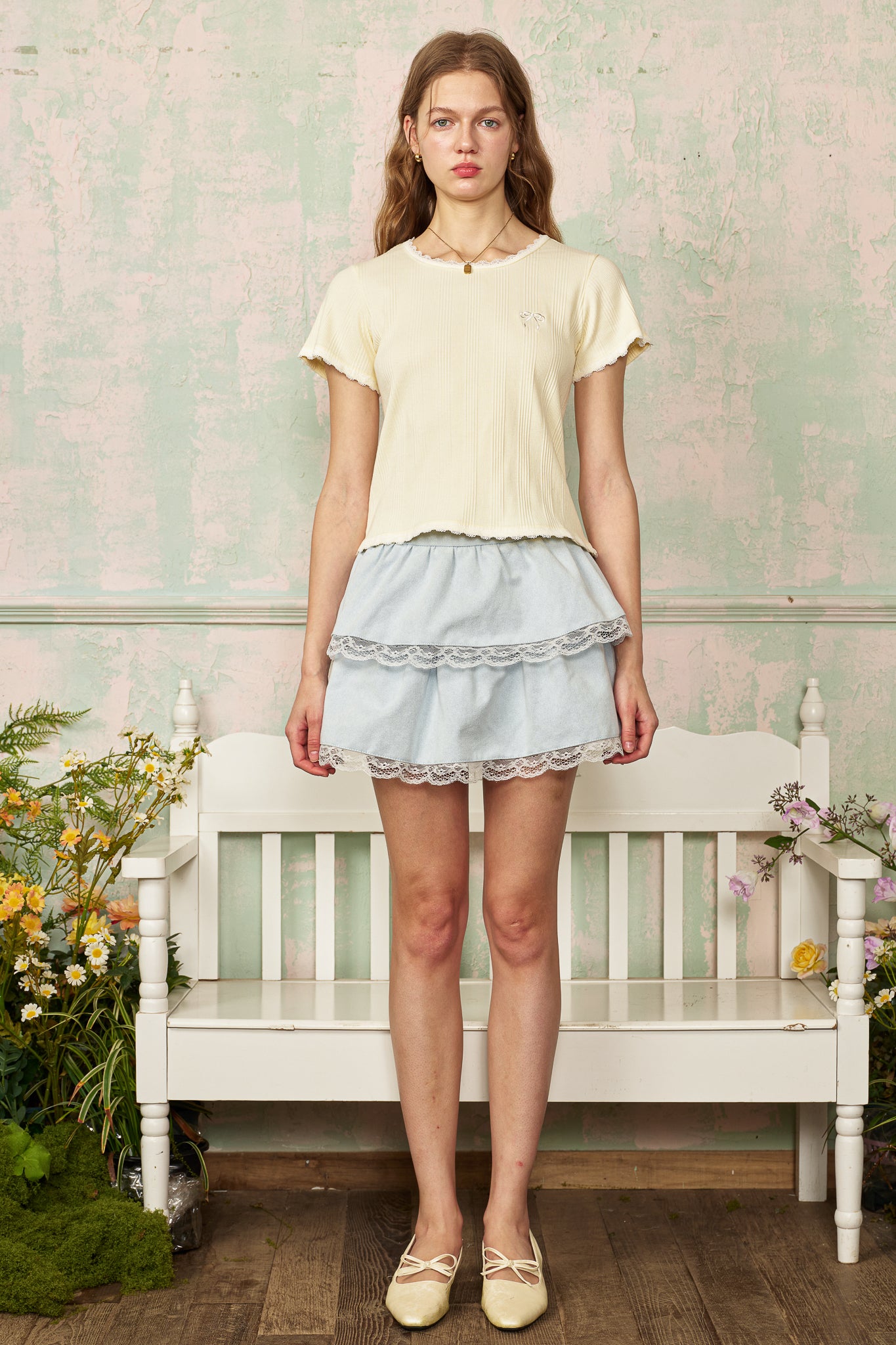 RP2808 - Buttercream Bow Tee (2S-2M-2L)