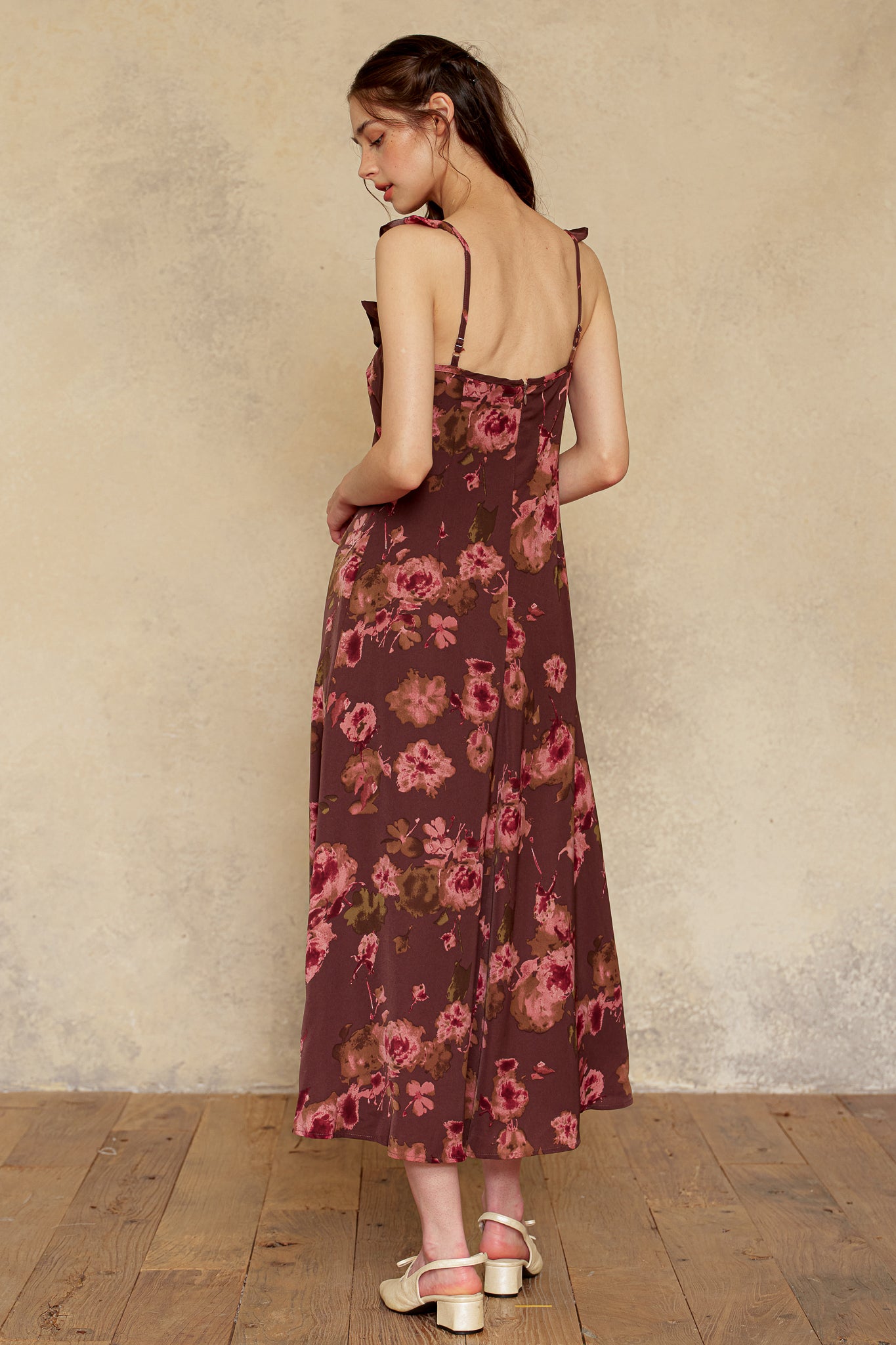 RP2946 - Rosy Mocha Slip Dress (2S-2M-2L)