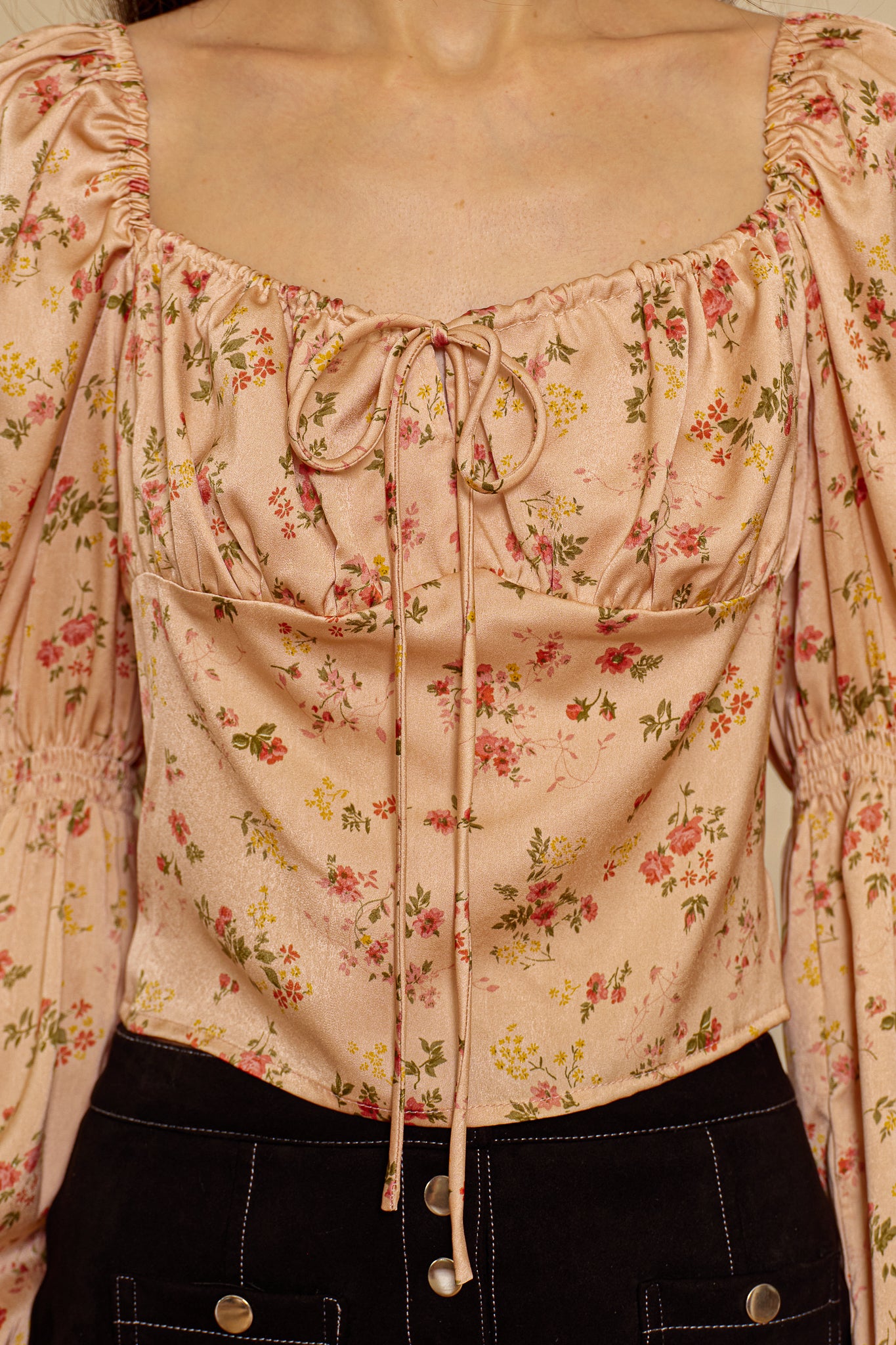 RP2302 - Peach Blossom Top (2S-2M-2L)