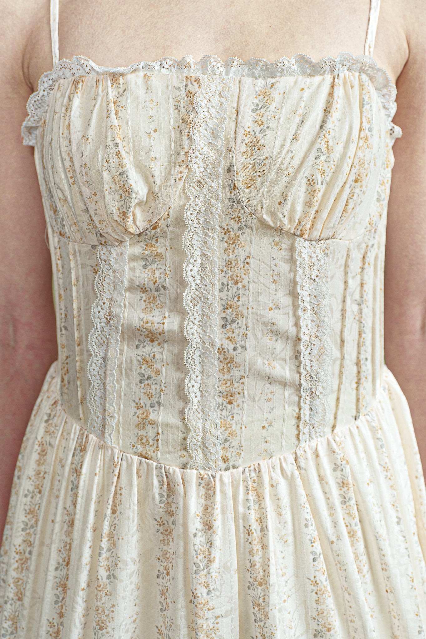 RP2778 - Sweet French Lace Stripe Dress (2S-2M-2L)