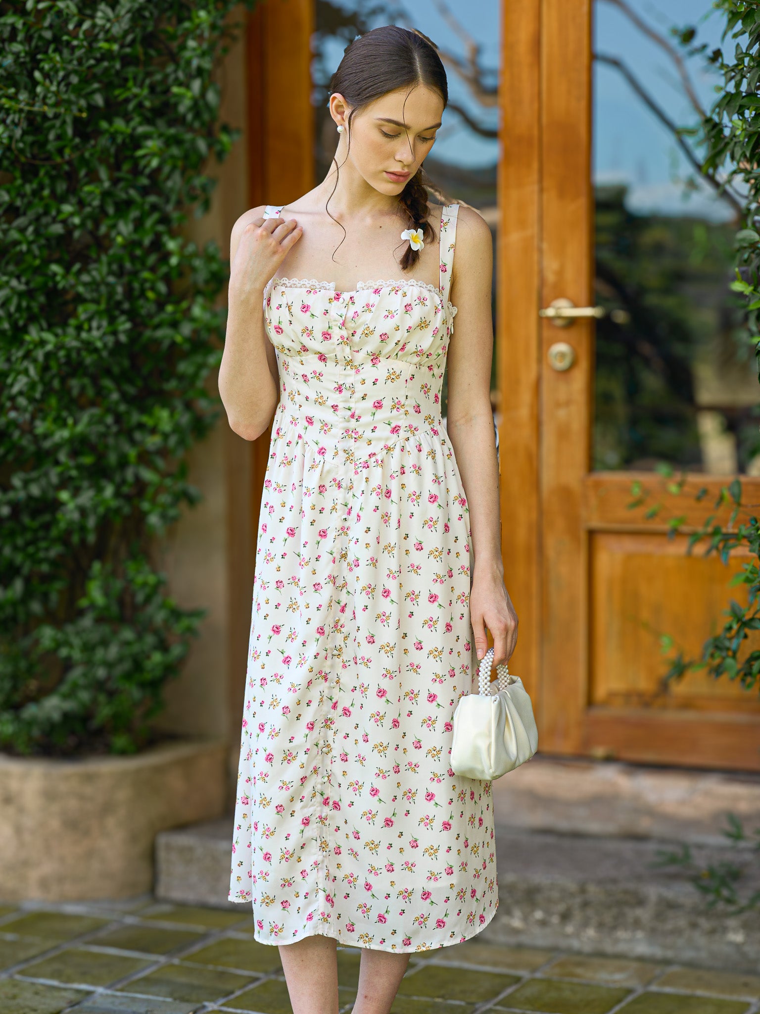 RP2284 - Cottage Charm Floral Midi Sundress (2S-2M-2L)