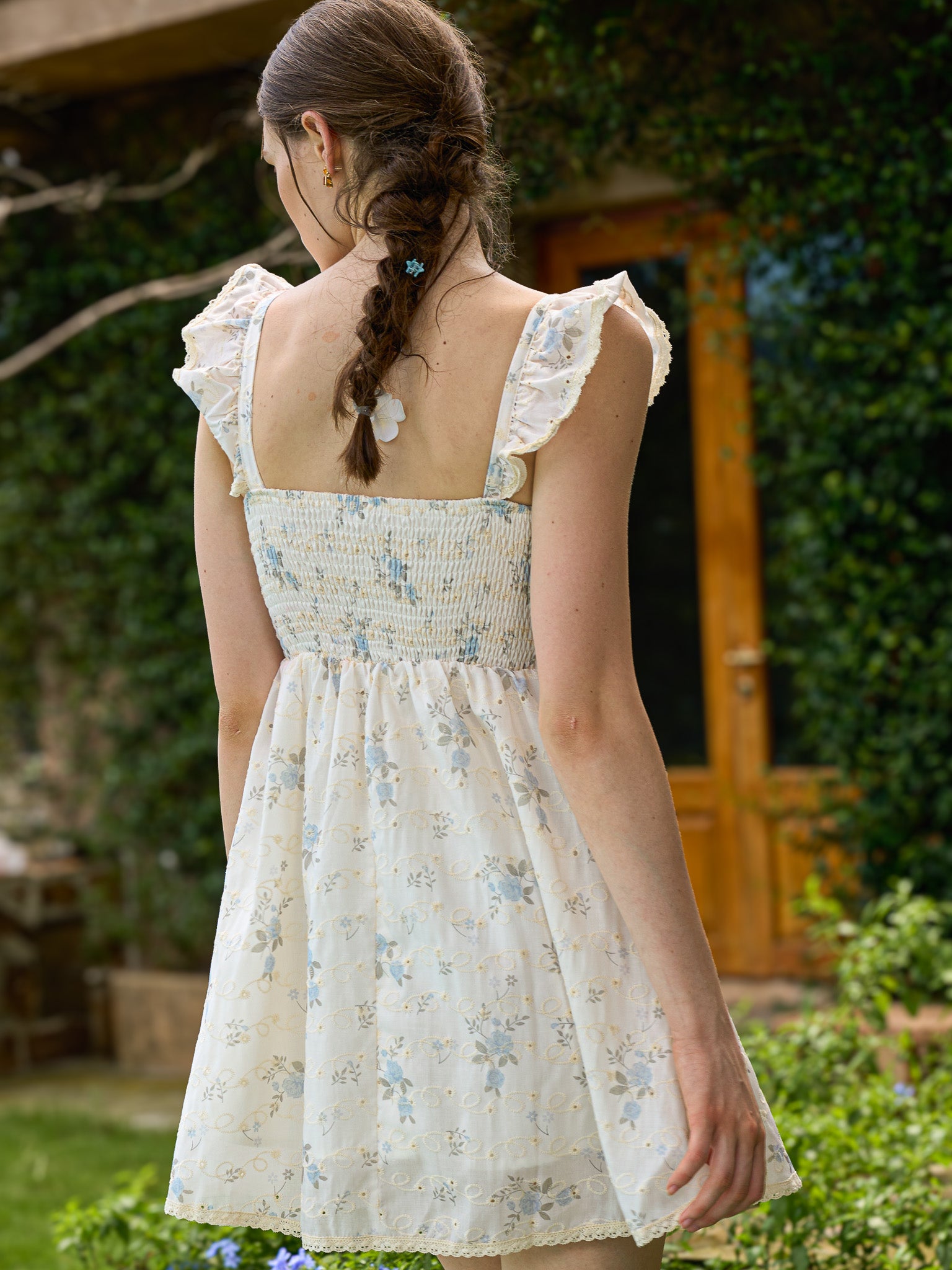 RP2470 - Dreamy Floral Ruffle Mini Dress (2S-2M-2L)