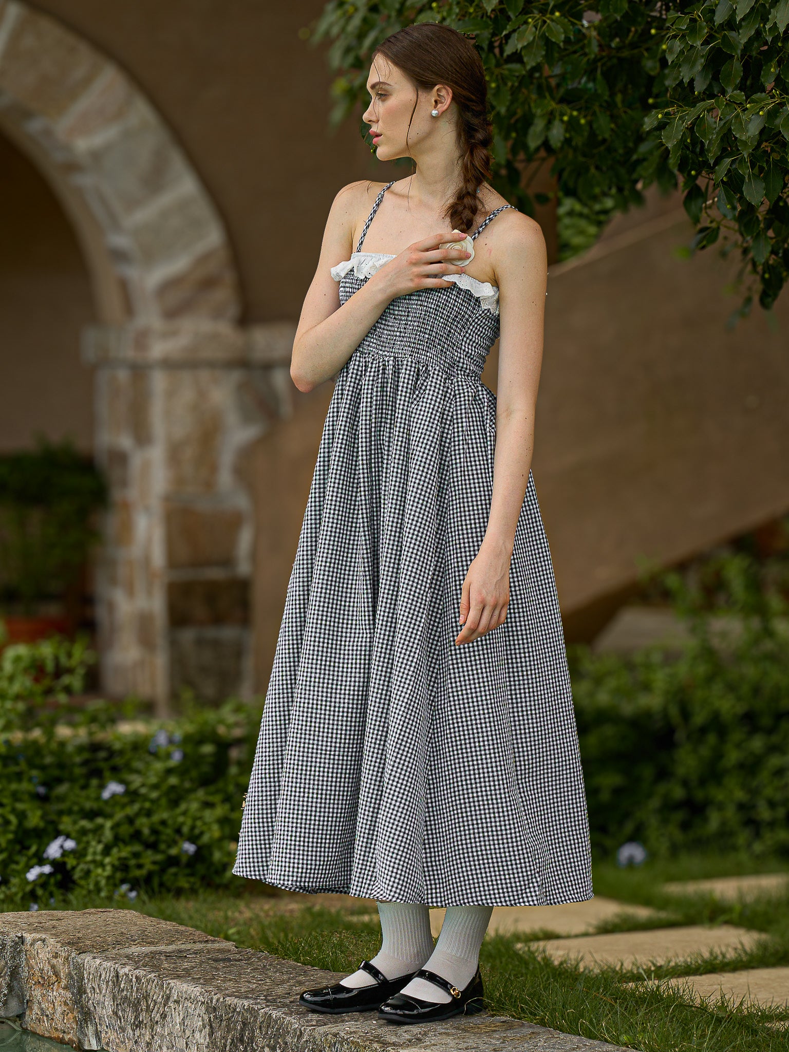 RP2472 - Gingham Garden Maxi Dress (2S-2M-2L)