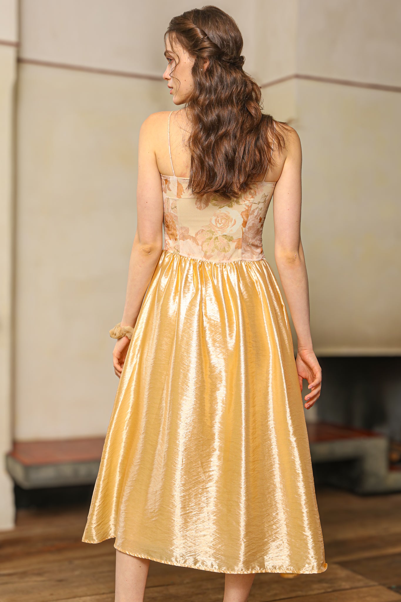 RP2510 - Luxe Rose Gold A-line Dress (2S-2M-2L)