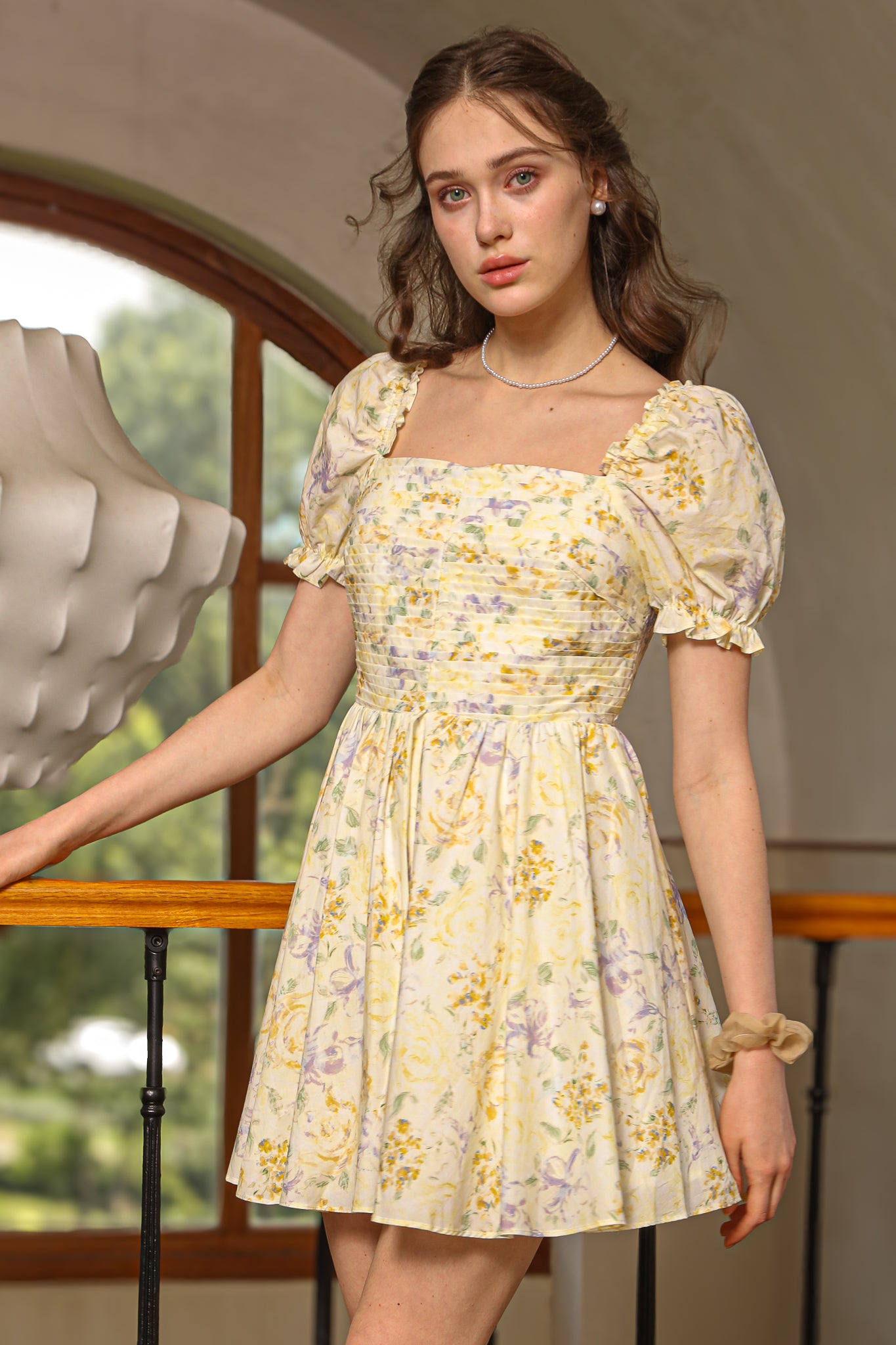 RP2532 - Buttercup Puff Sleeve Mini Dress (2S-2M-2L)