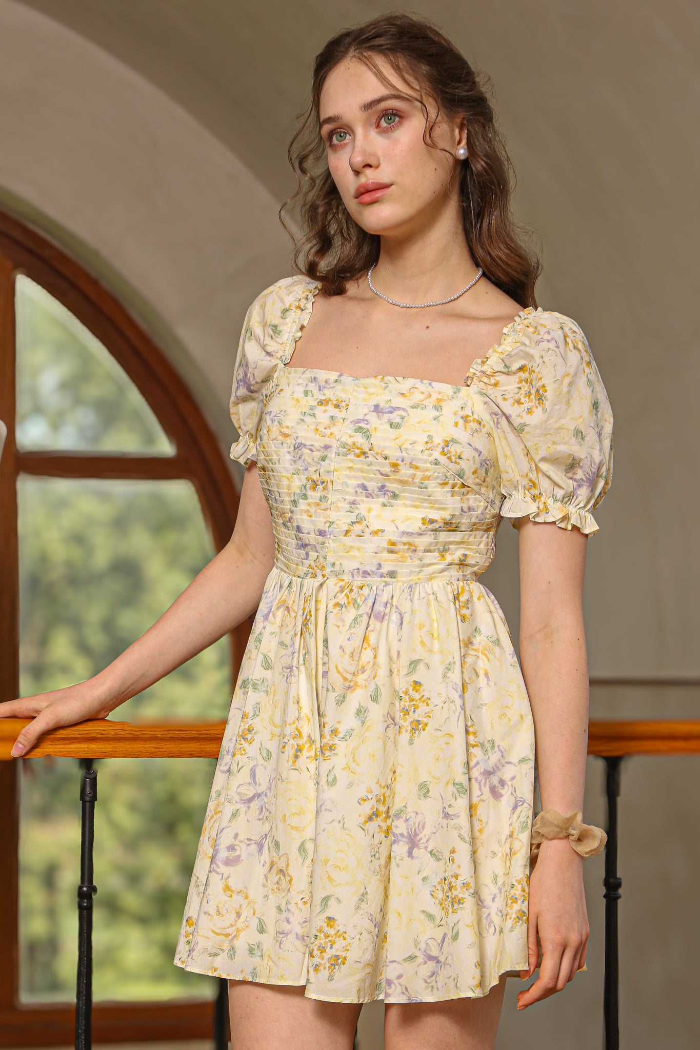 RP2532 - Buttercup Puff Sleeve Mini Dress (2S-2M-2L)
