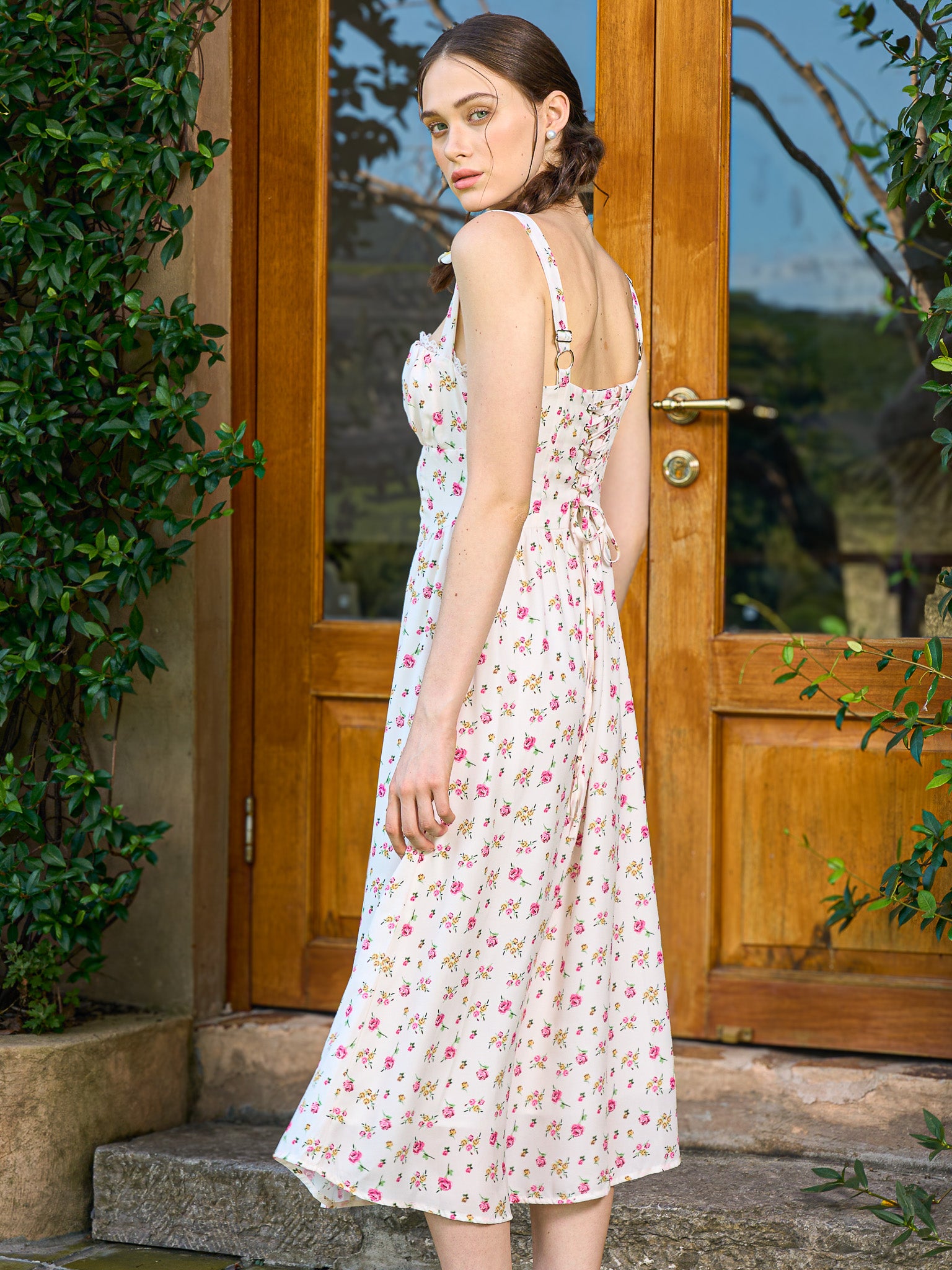 RP2284 - Cottage Charm Floral Midi Sundress (2S-2M-2L)