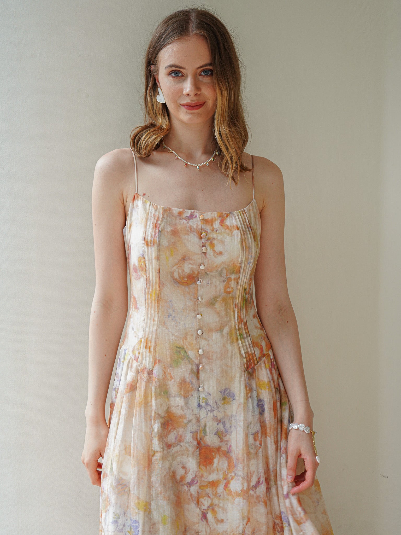 RP2179 - Whimsical Watercolor Midi Sundress (2S-2M-2L)