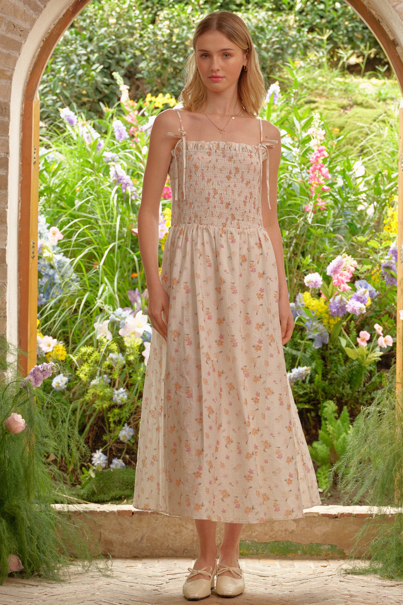 RP2741 - Soft Petals Smocked Sundress (2S-2M-2L)