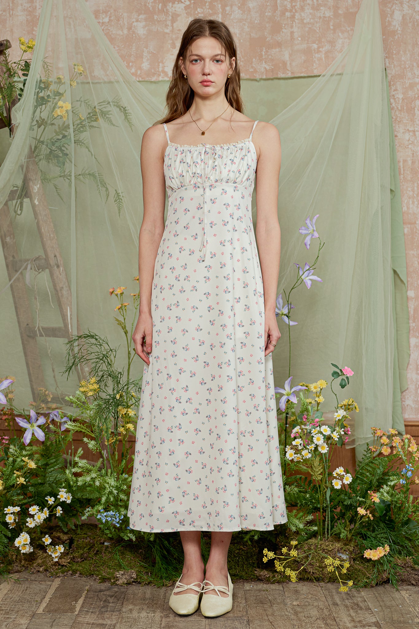 RP2827 - Sunday Picnic Floral Maxi Dress (2S-2M-2L)