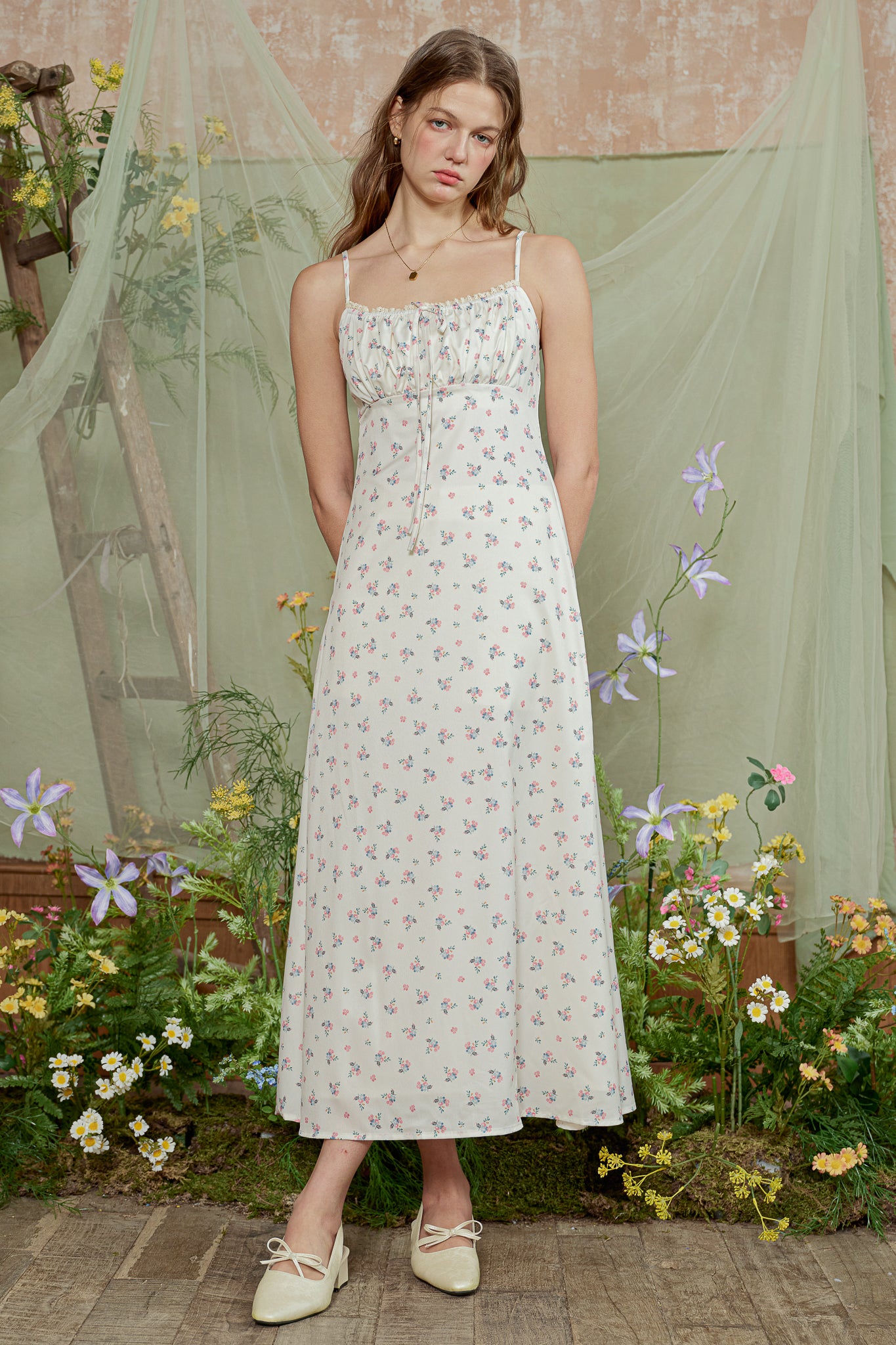 RP2827 - Sunday Picnic Floral Maxi Dress (2S-2M-2L)