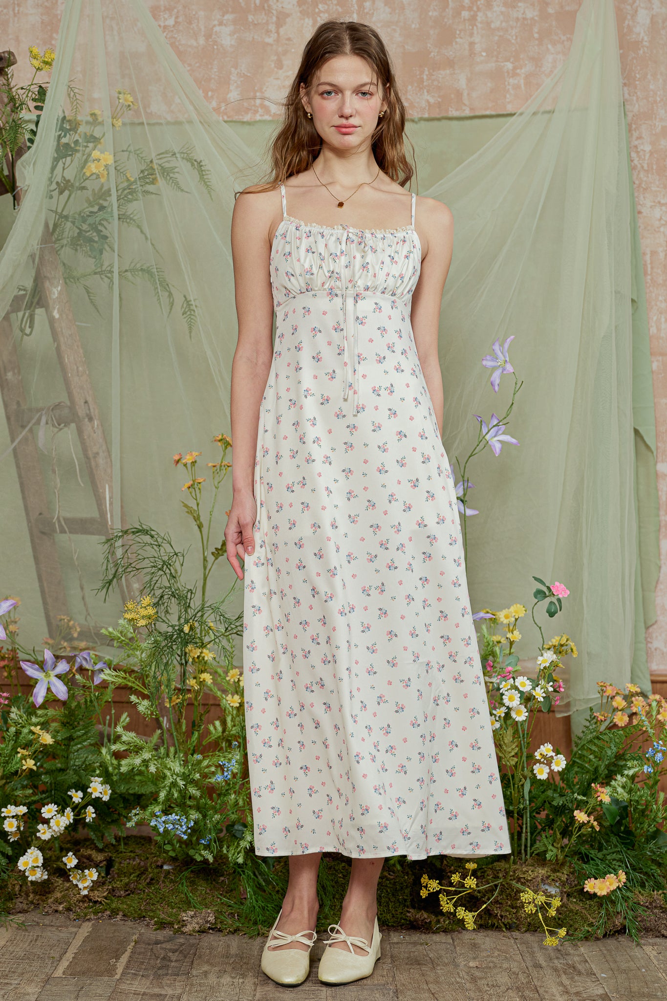 RP2827 - Sunday Picnic Floral Maxi Dress (2S-2M-2L)