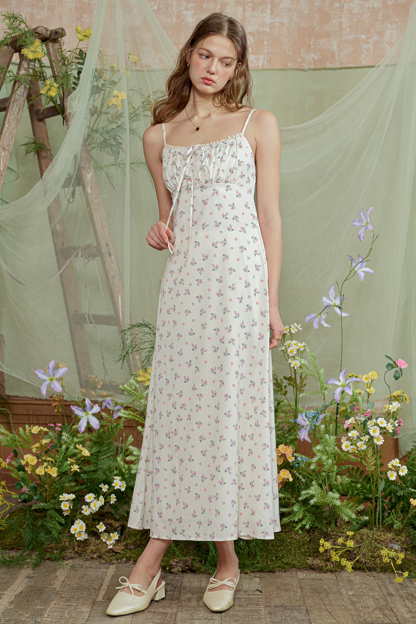 RP2827 - Sunday Picnic Floral Maxi Dress (2S-2M-2L)