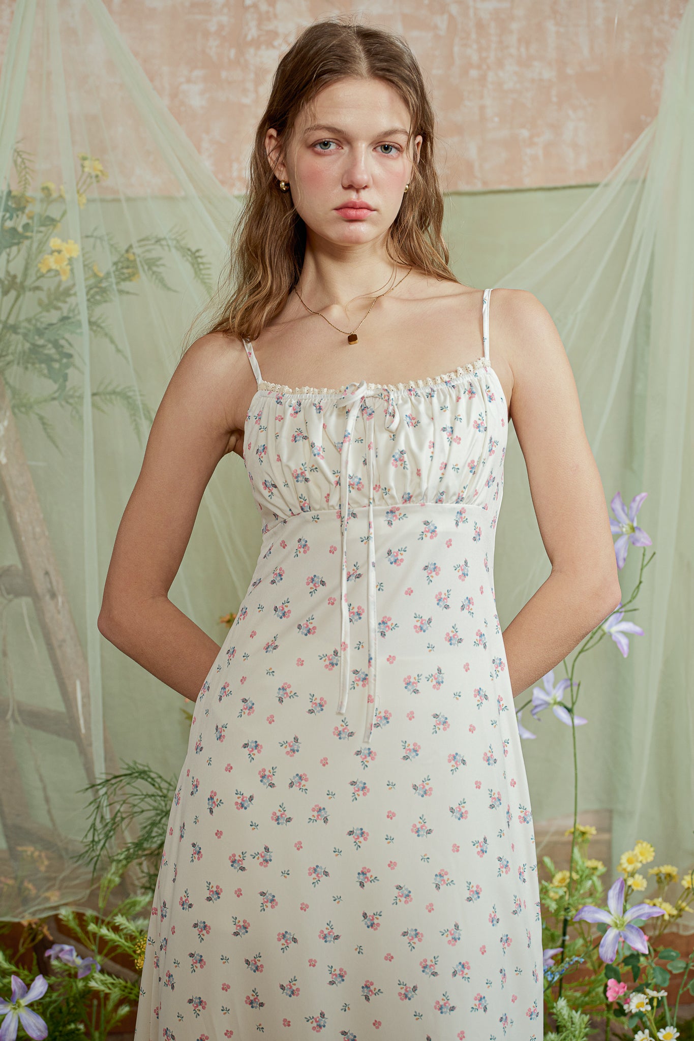 RP2827 - Sunday Picnic Floral Maxi Dress (2S-2M-2L)