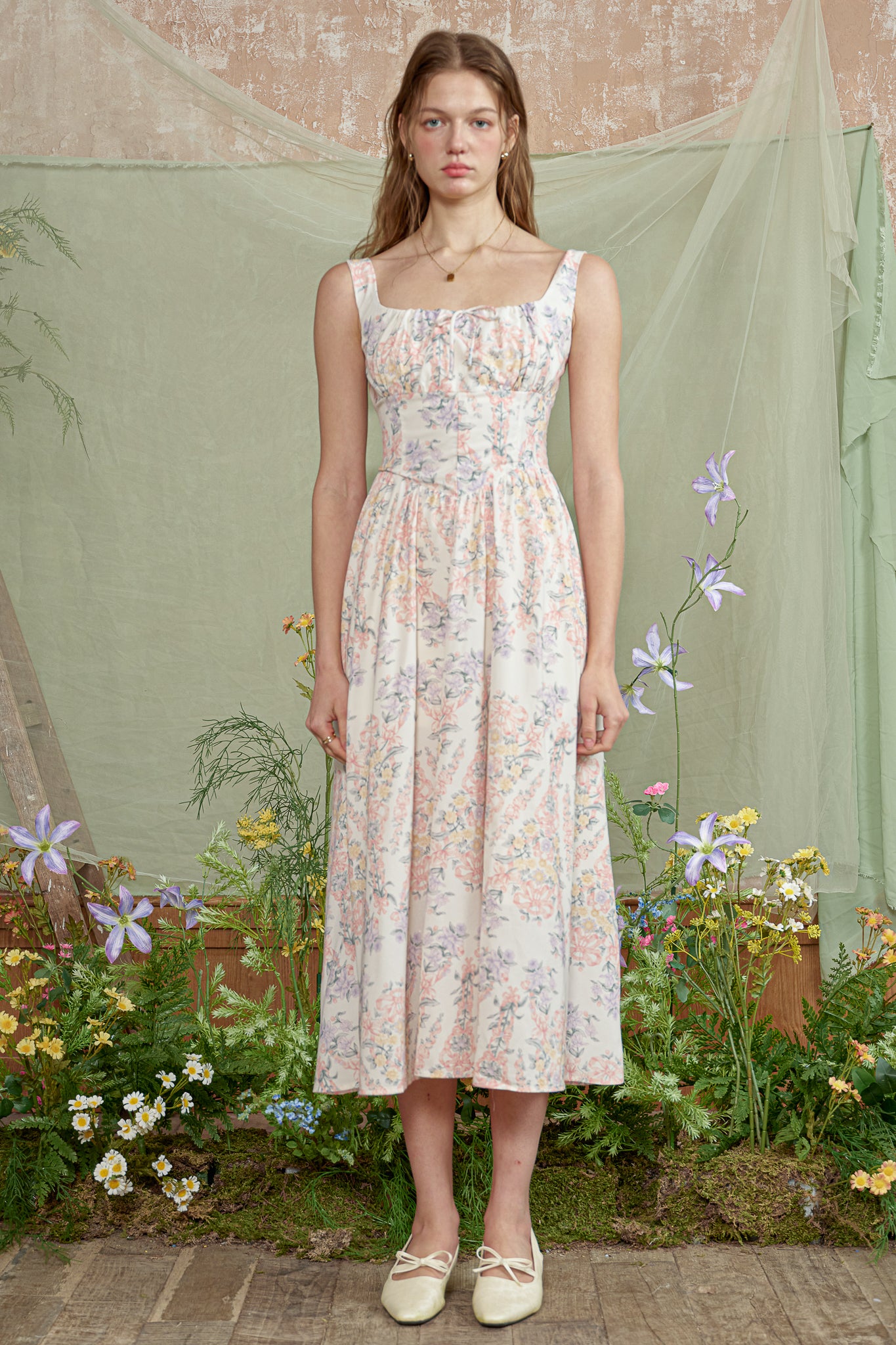 RP2823 - Painter’s Garden Midi Dress (2S-2M-2L)