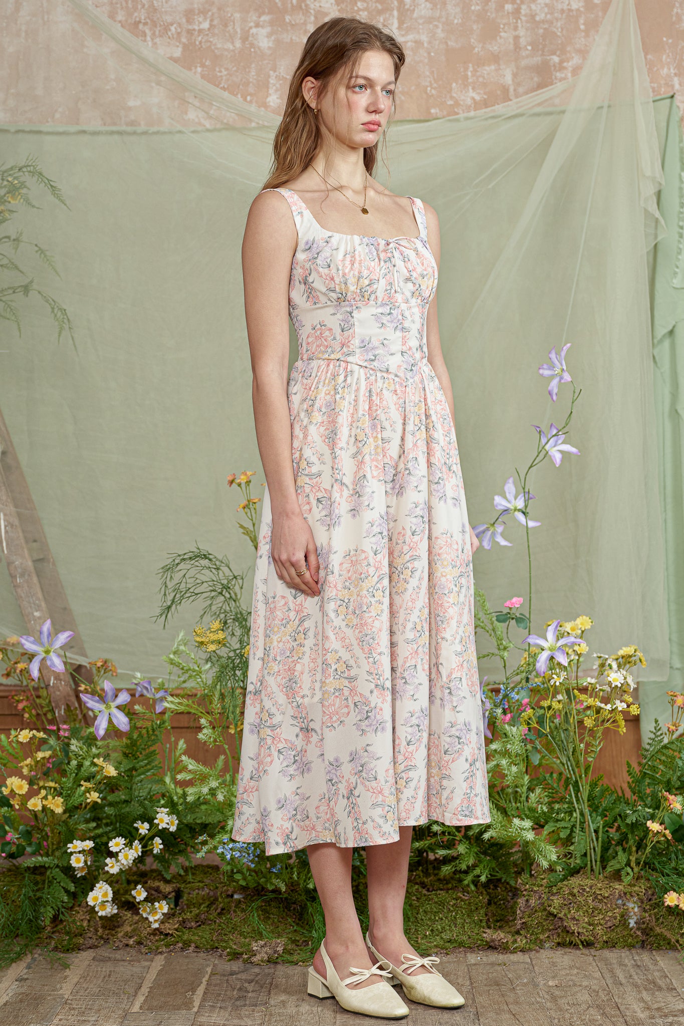 RP2823 - Painter’s Garden Midi Dress (2S-2M-2L)