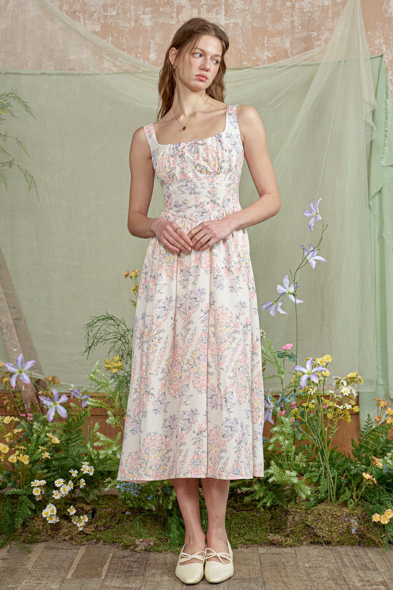 RP2823 - Painter’s Garden Midi Dress (2S-2M-2L)