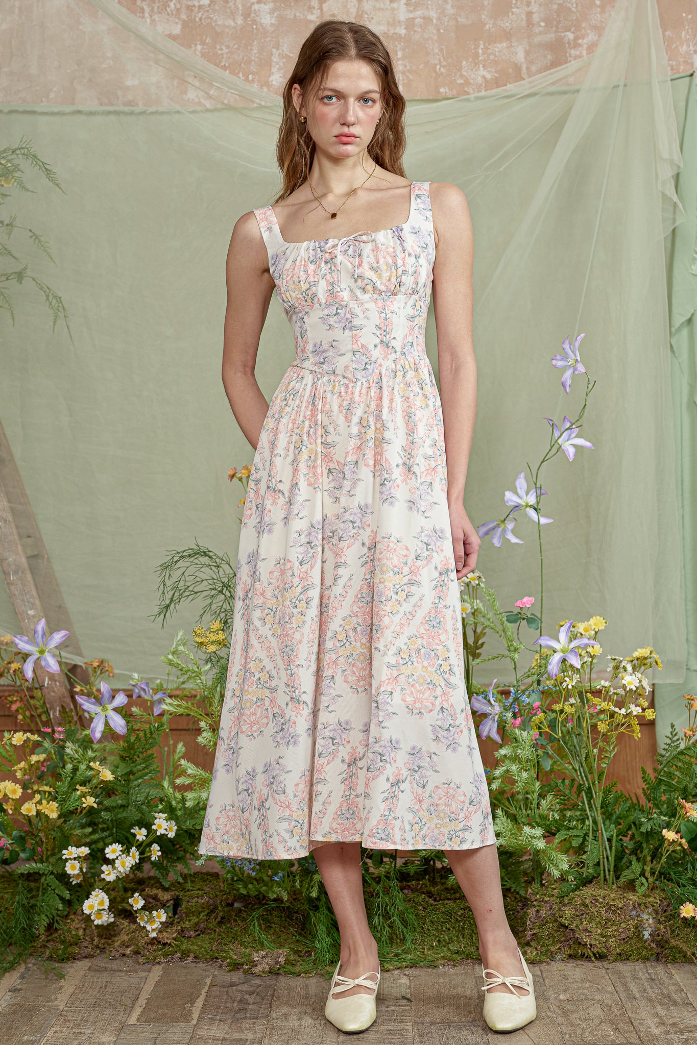 RP2823 - Painter’s Garden Midi Dress (2S-2M-2L)