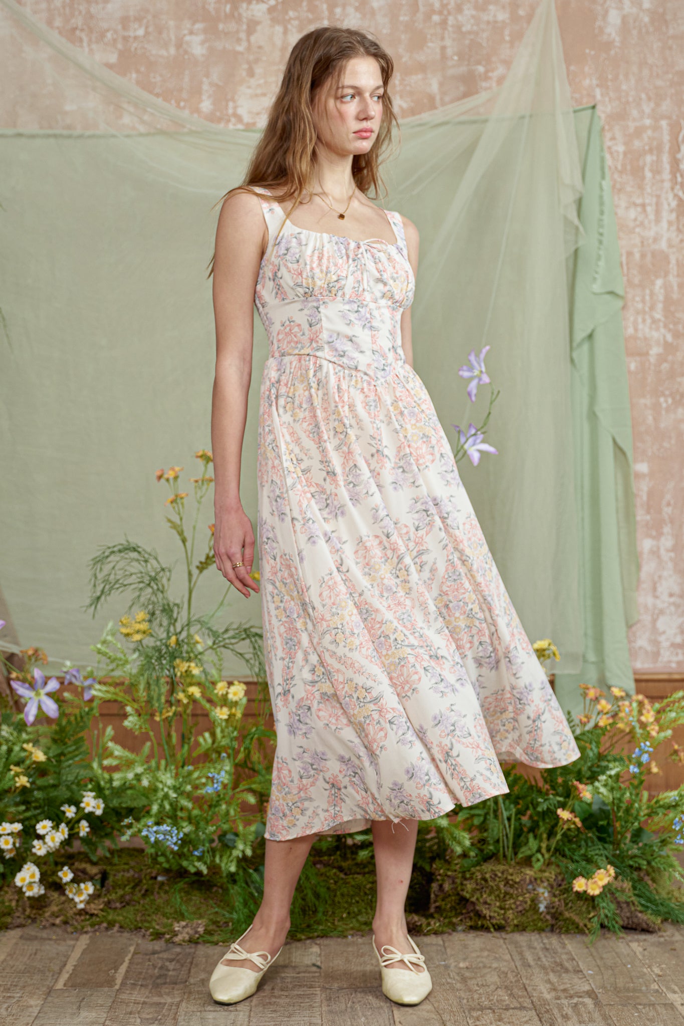 RP2823 - Painter’s Garden Midi Dress (2S-2M-2L)