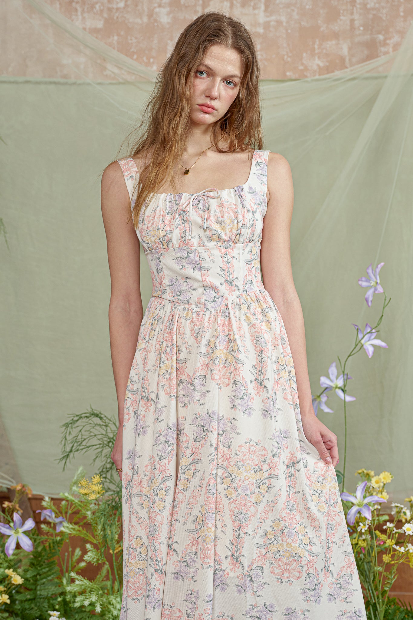 RP2823 - Painter’s Garden Midi Dress (2S-2M-2L)