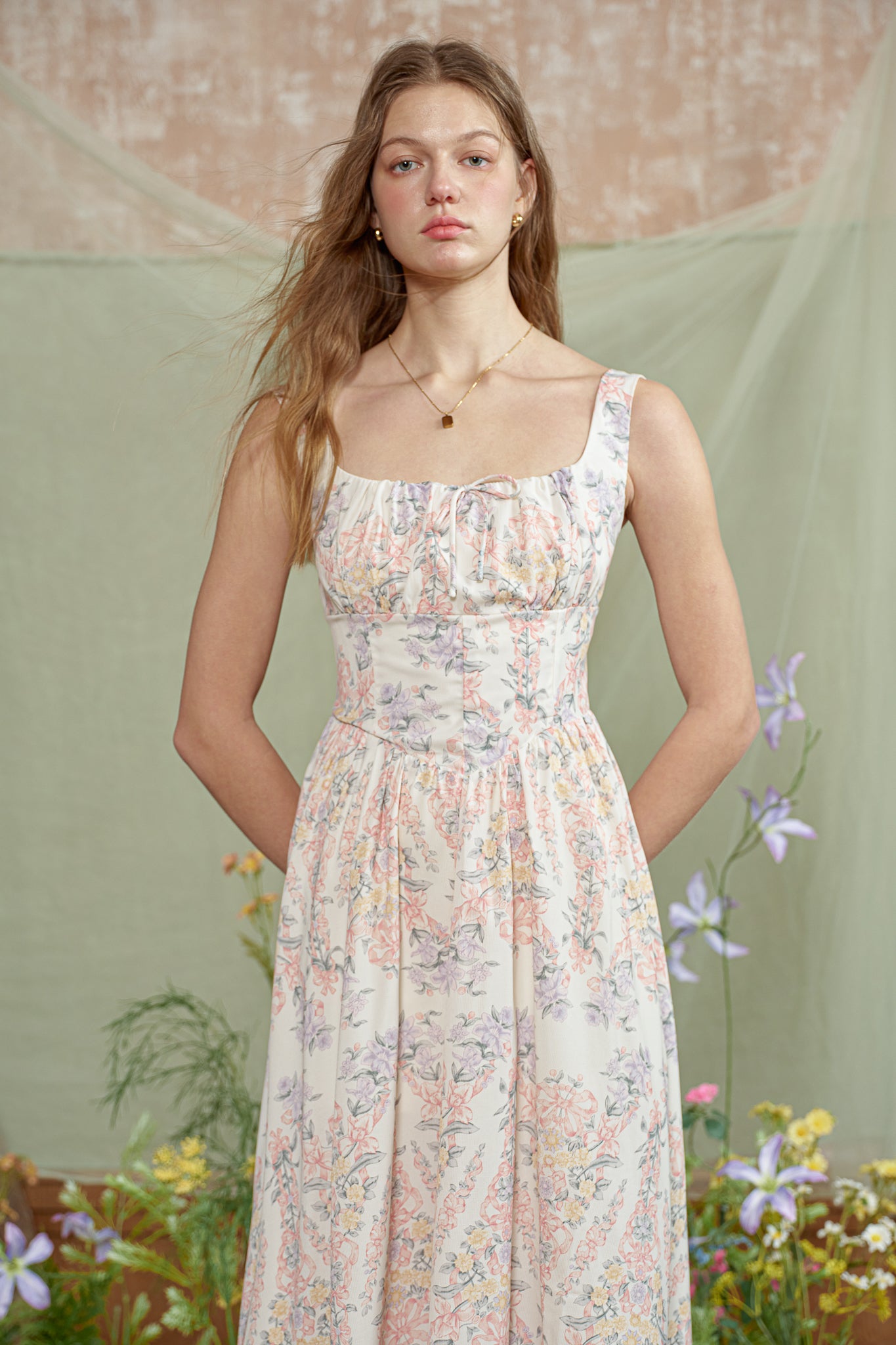 RP2823 - Painter’s Garden Midi Dress (2S-2M-2L)