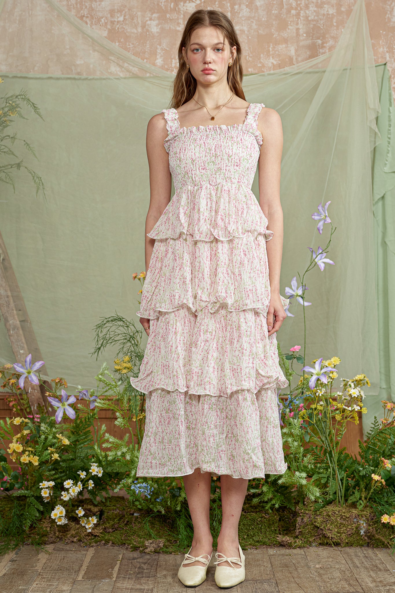 RP2785 - Garden Whirl Tier Dress (2S-2M-2L)