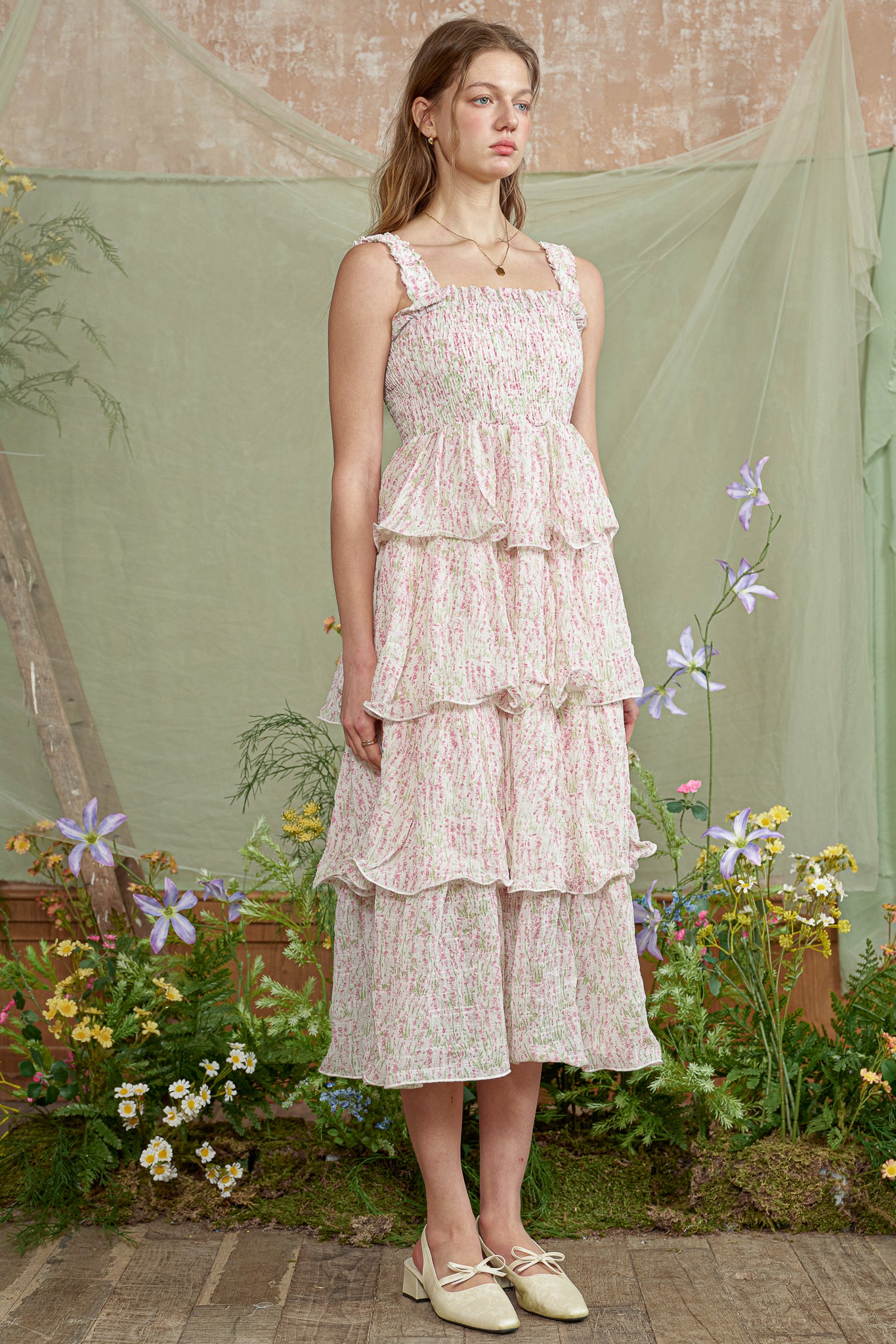 RP2785 - Garden Whirl Tier Dress (2S-2M-2L)