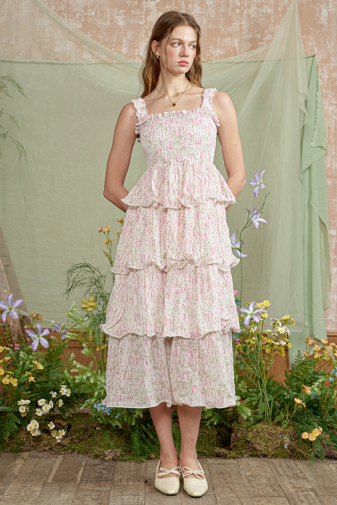 RP2785 - Garden Whirl Tier Dress (2S-2M-2L)