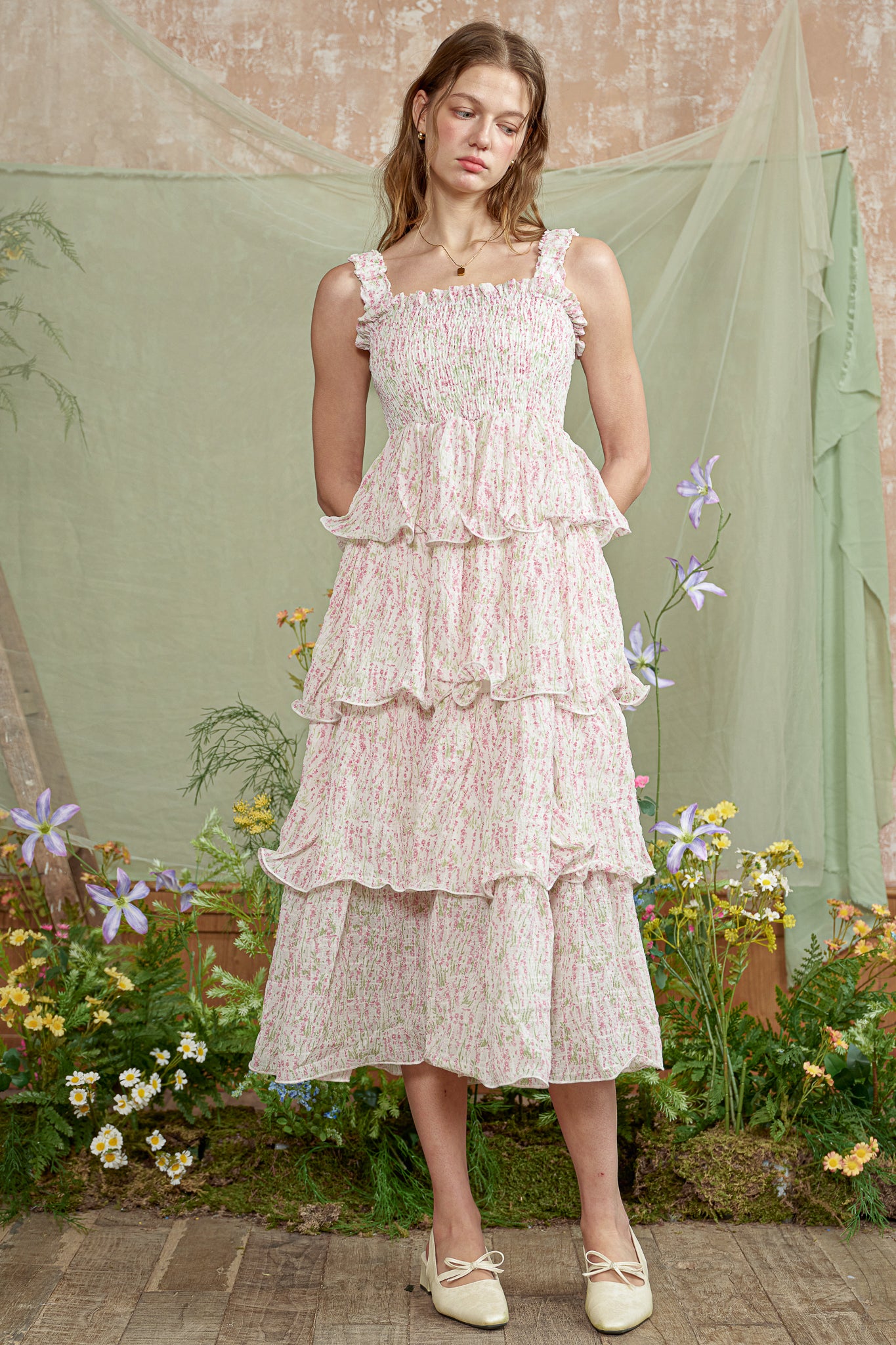 RP2785 - Garden Whirl Tier Dress (2S-2M-2L)