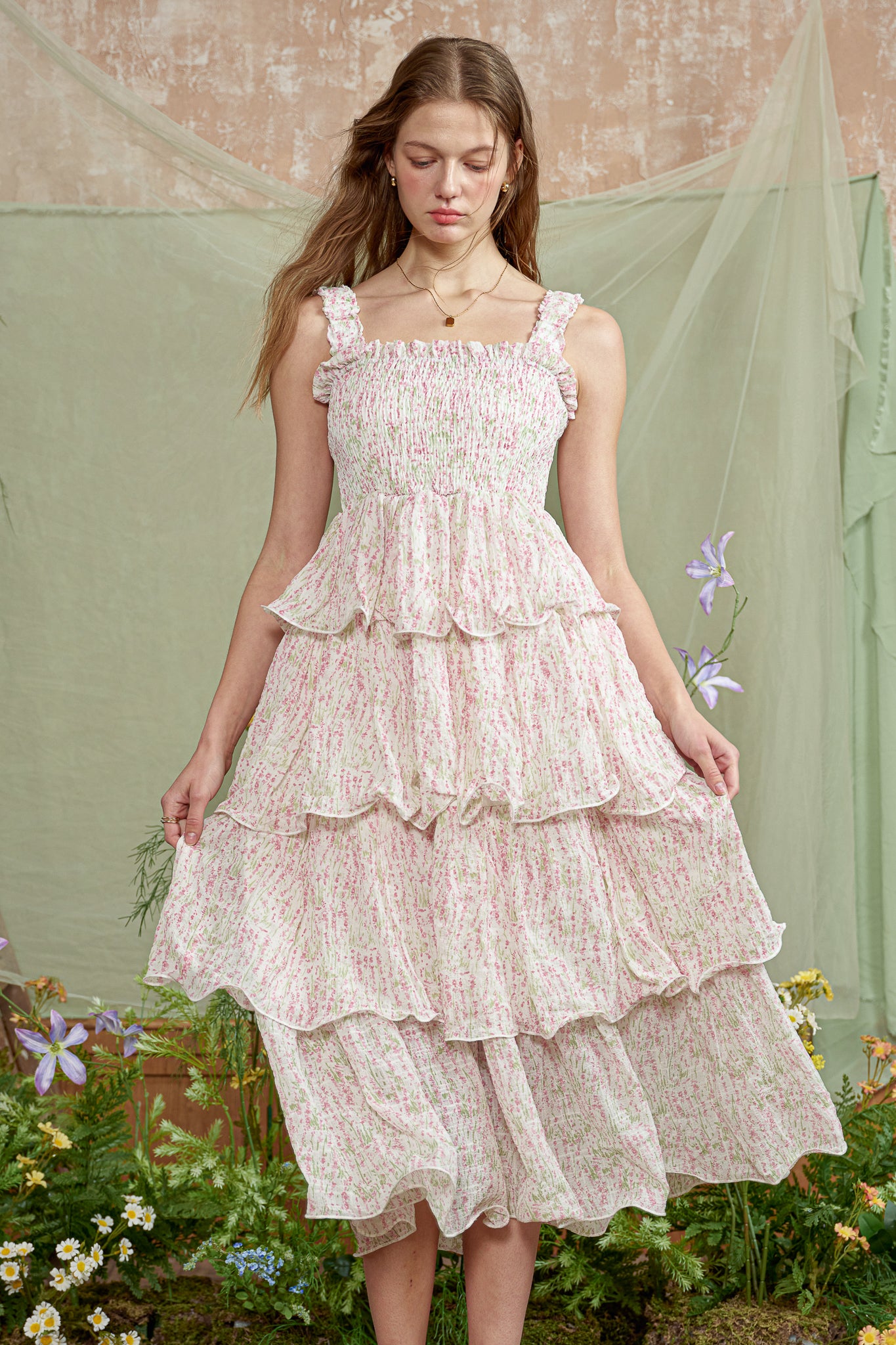 RP2785 - Garden Whirl Tier Dress (2S-2M-2L)