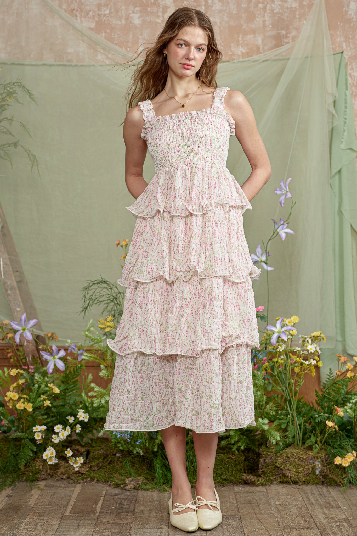 RP2785 - Garden Whirl Tier Dress (2S-2M-2L)