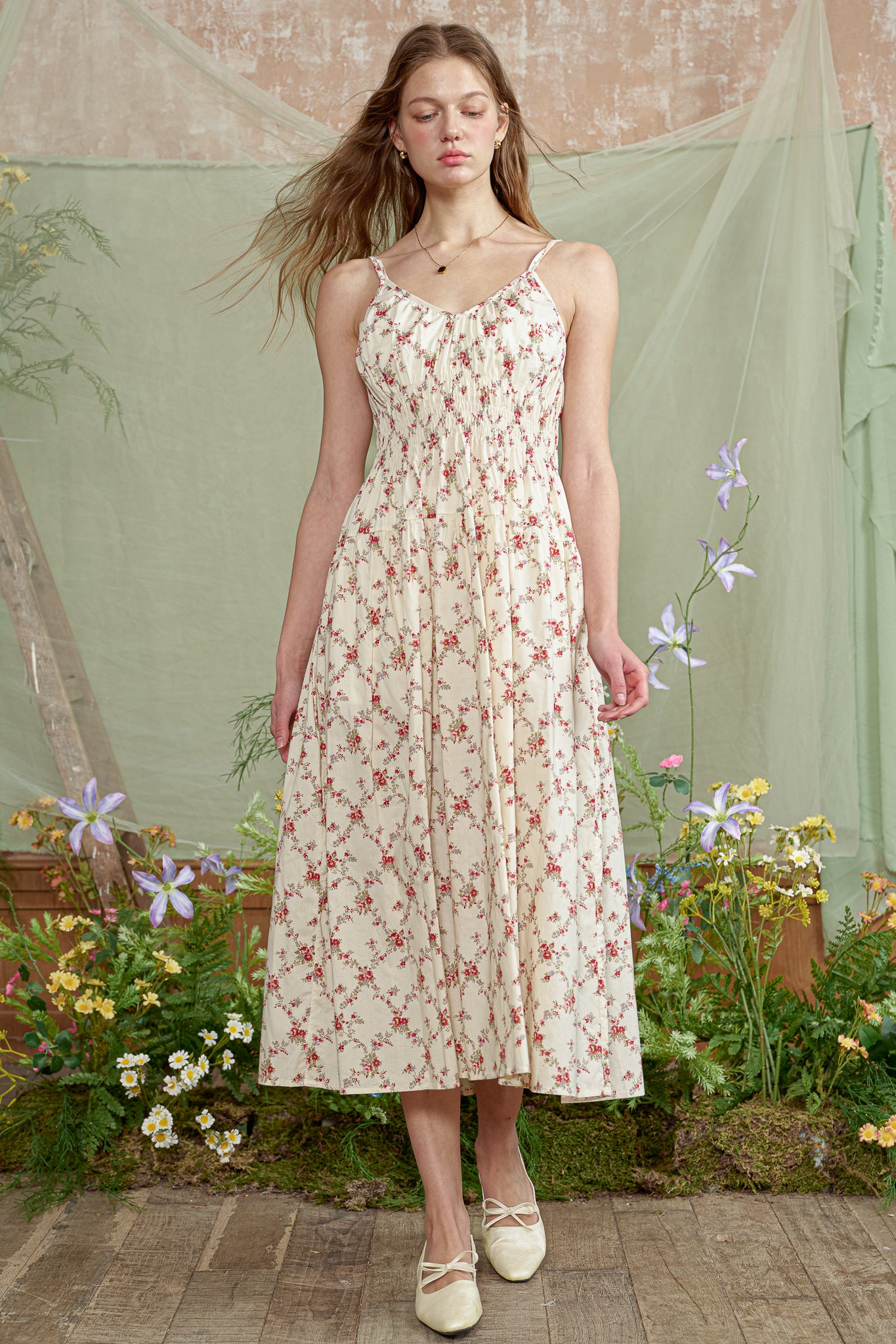 RP2863 - Rosebud Gathered Dress (2S-2M-2L)