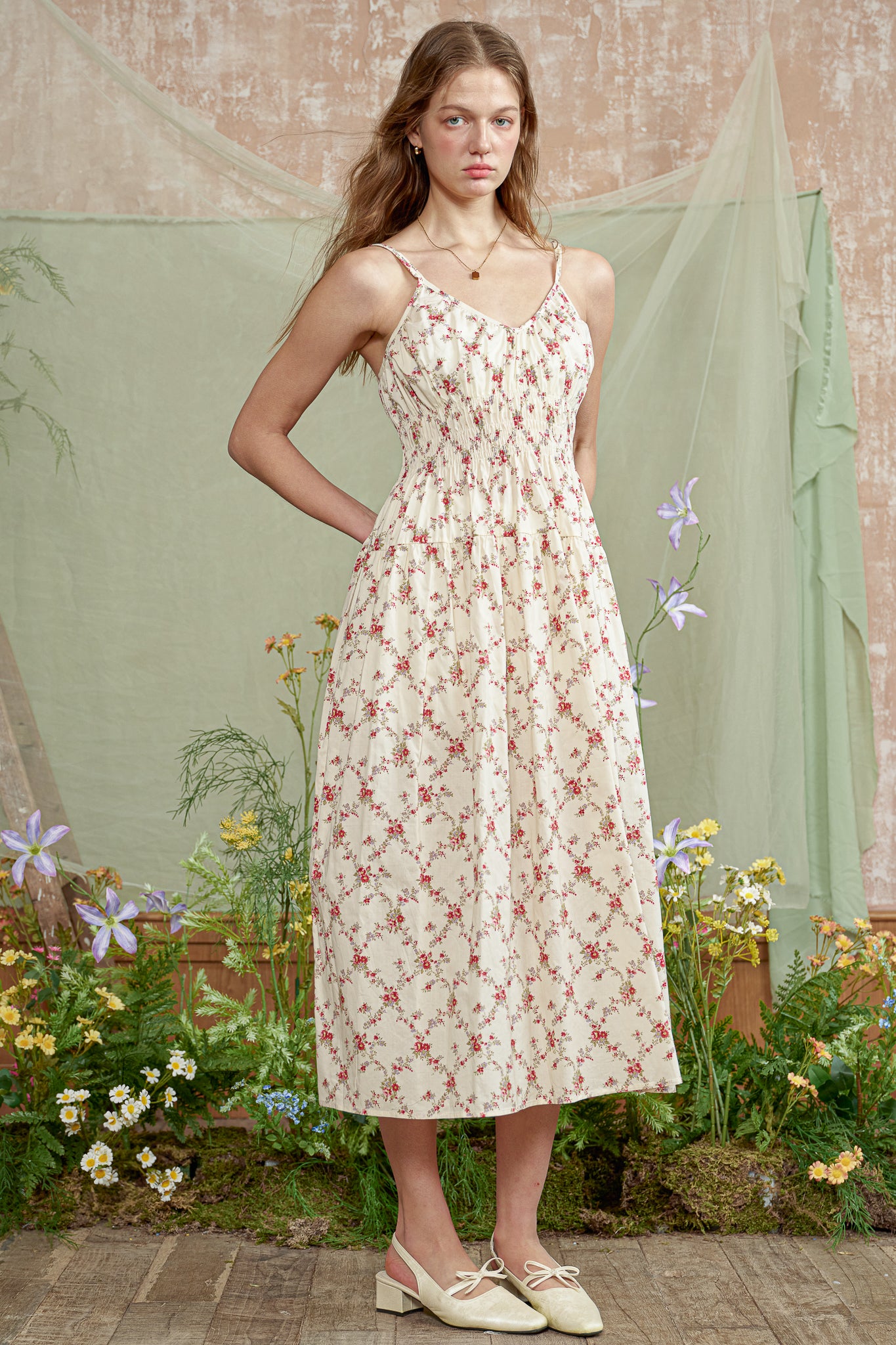 RP2863 - Rosebud Gathered Dress (2S-2M-2L)