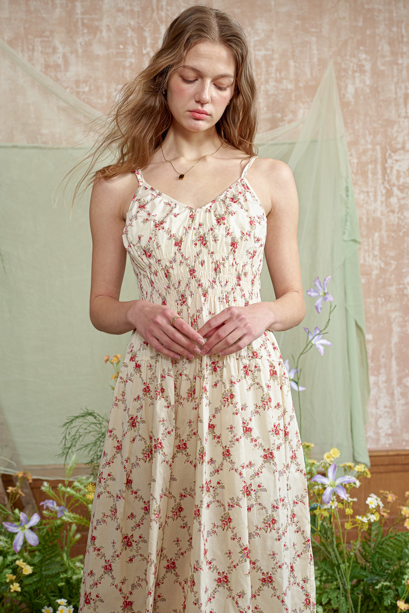 RP2863 - Rosebud Gathered Dress (2S-2M-2L)