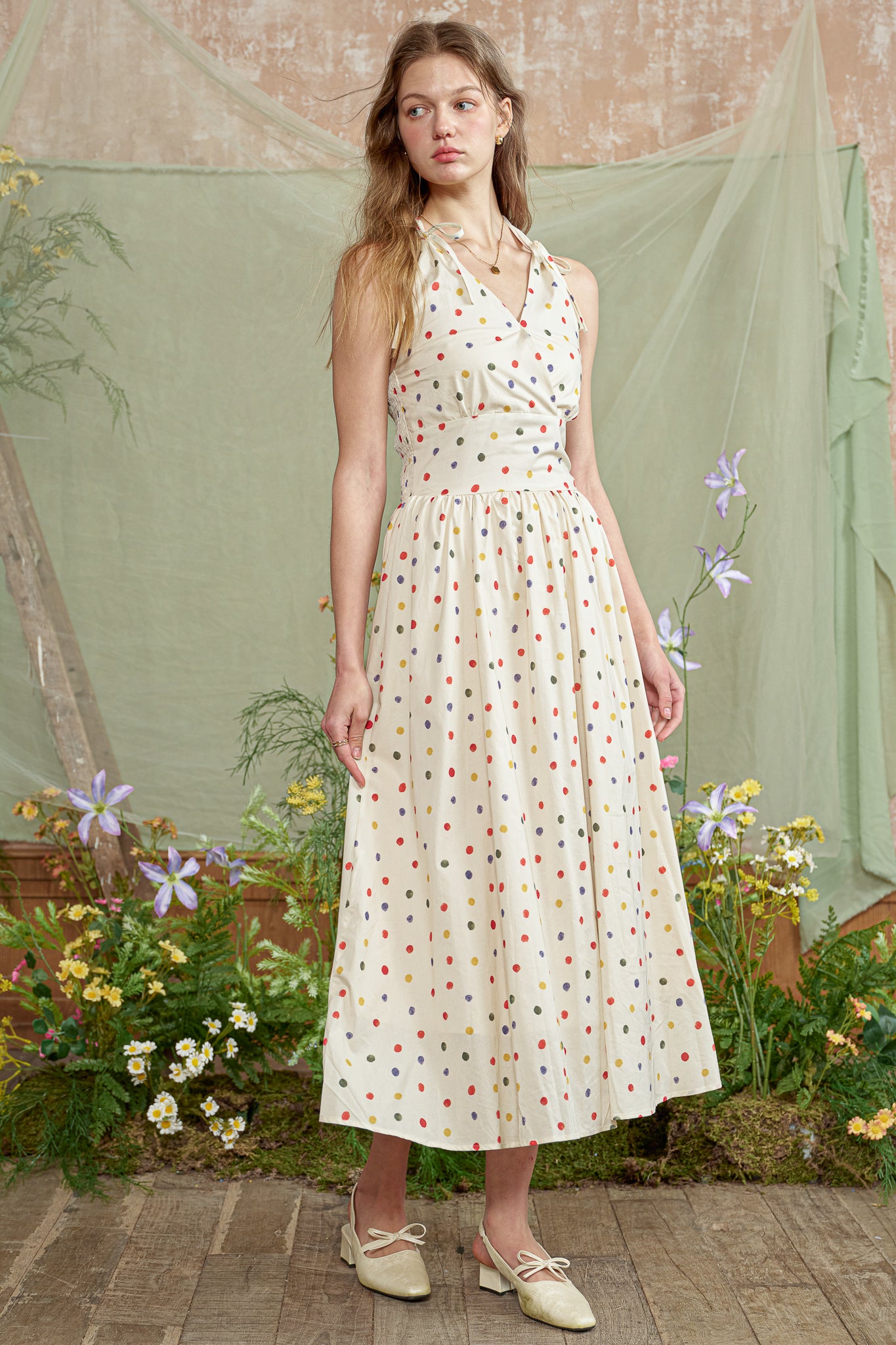 RP2803 - Confetti Halter Midi Dress (2S-2M-2L)