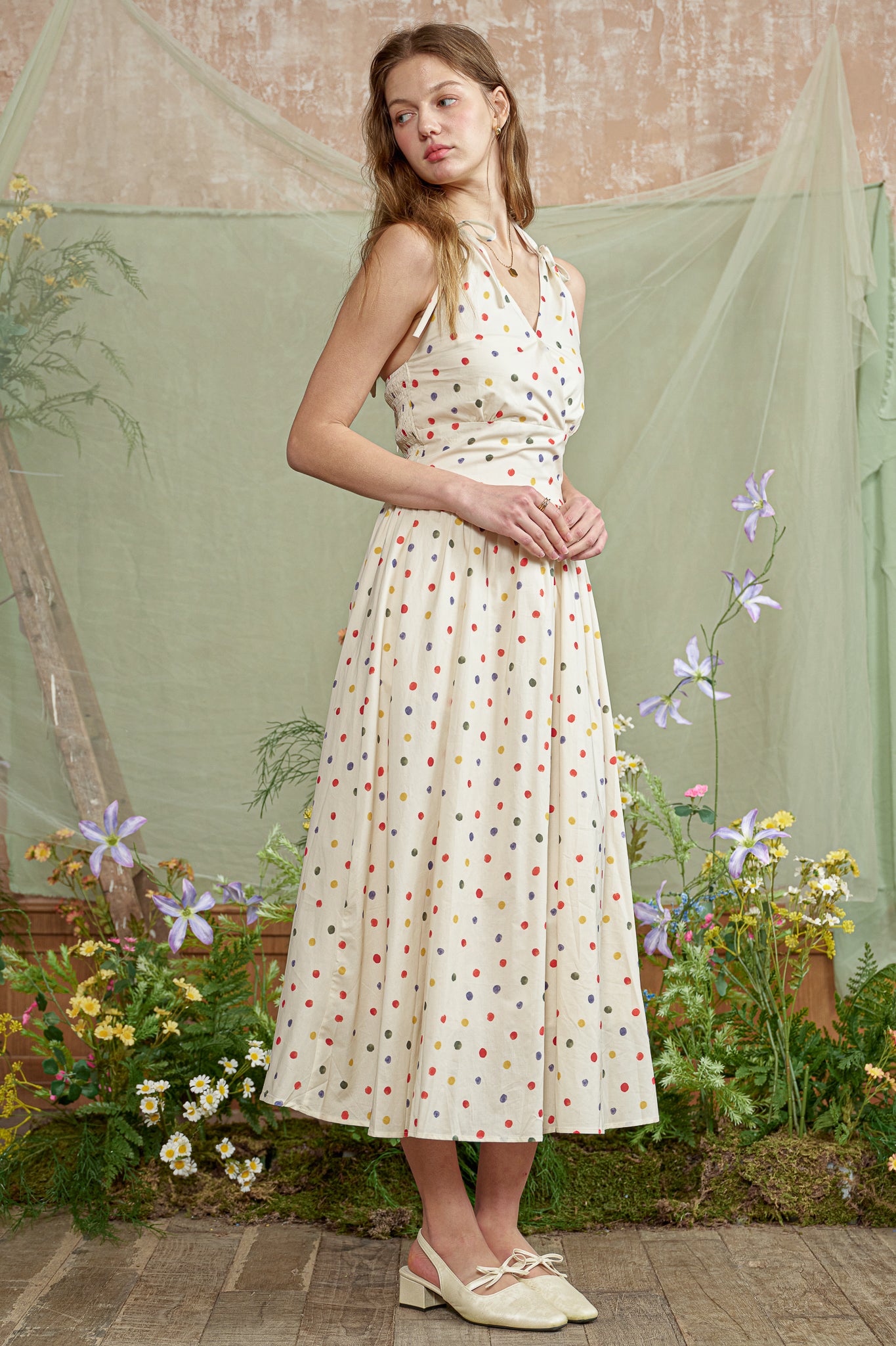 RP2803 - Confetti Halter Midi Dress (2S-2M-2L)