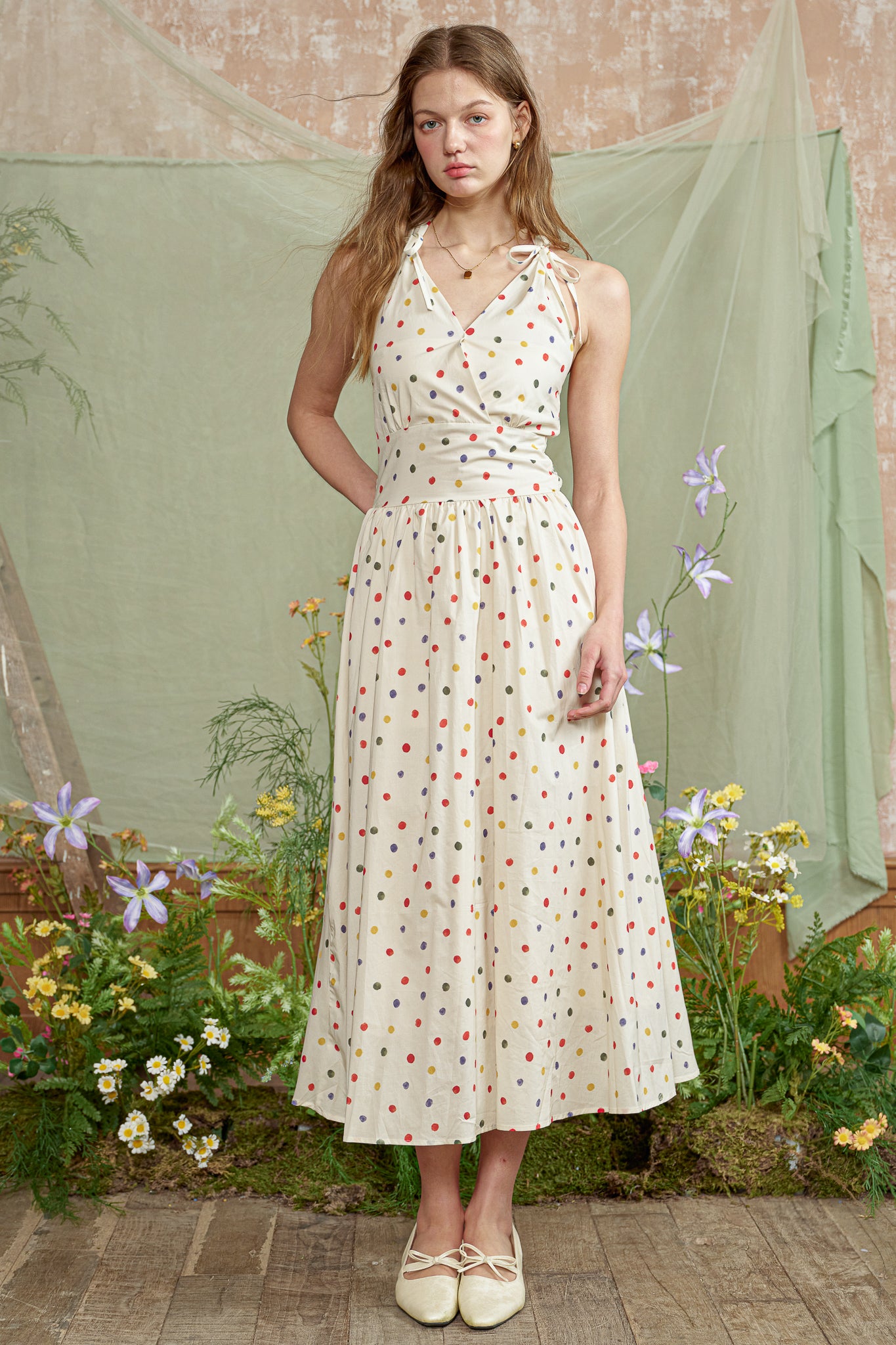 RP2803 - Confetti Halter Midi Dress (2S-2M-2L)