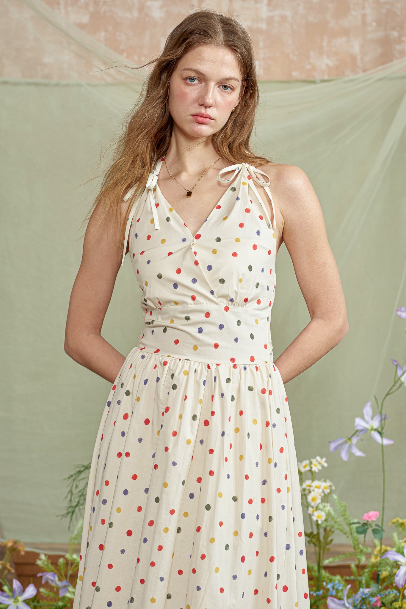 RP2803 - Confetti Halter Midi Dress (2S-2M-2L)