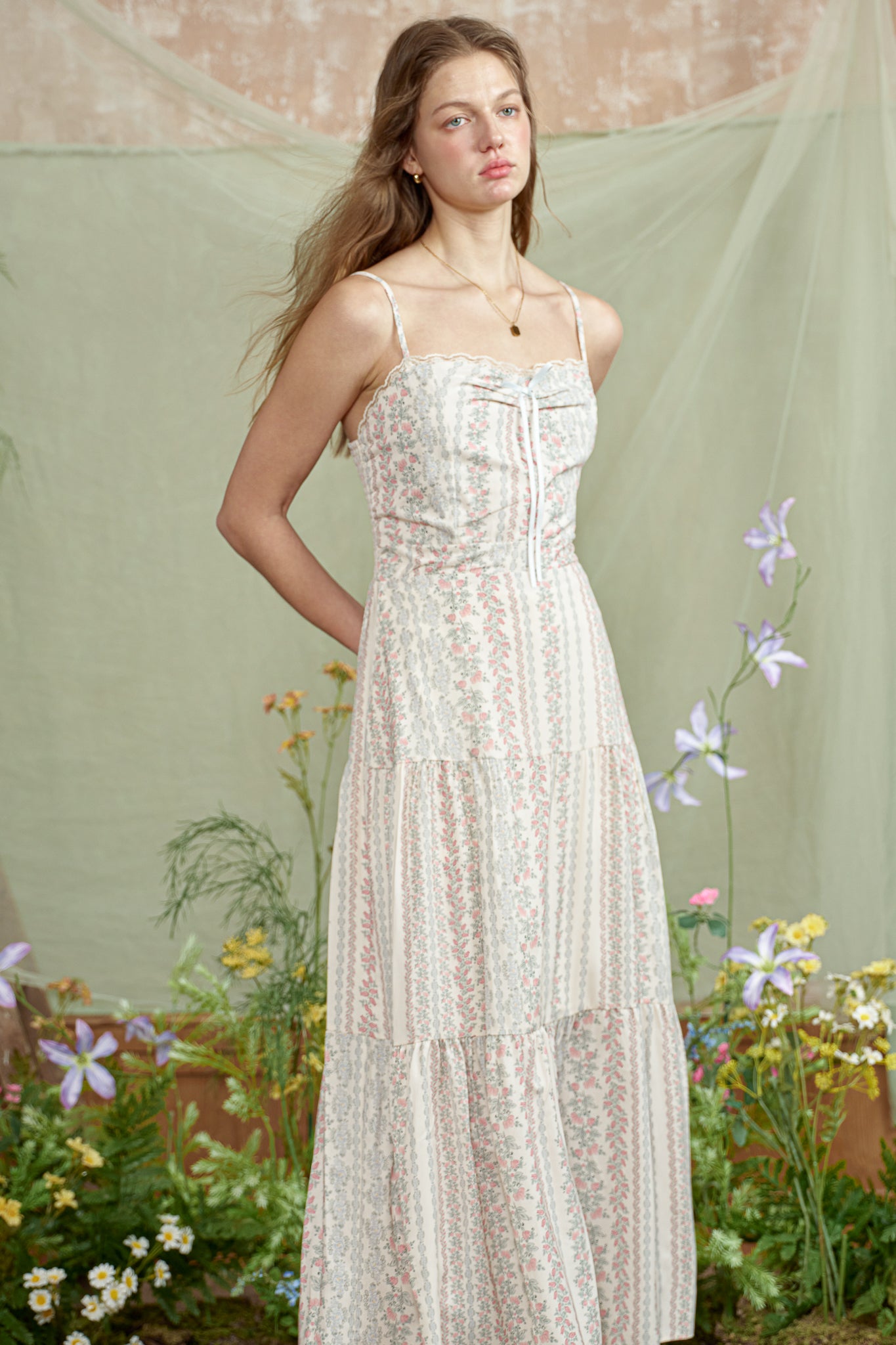 RP2811 - Pastel Rosette Pathway Dress (2S-2M-2L)