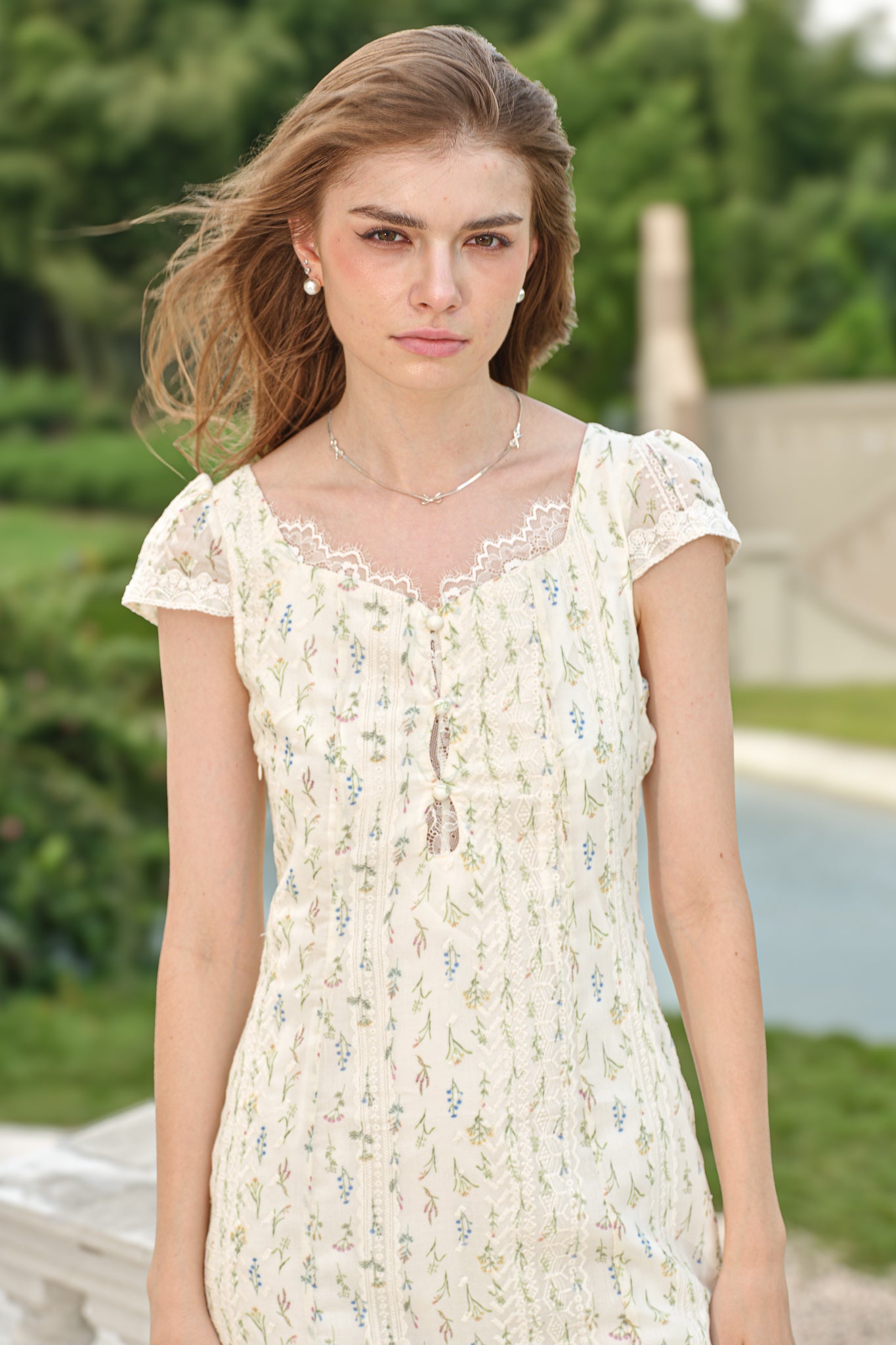 RP2570 - Wildflower Fields Lace-Embellished Dress (2S-2M-2L)