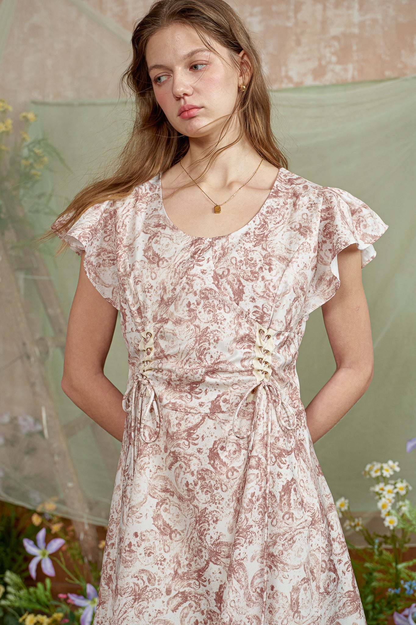 RP2830 - Rococo Rose Day Tied Dress (2S-2M-2L)