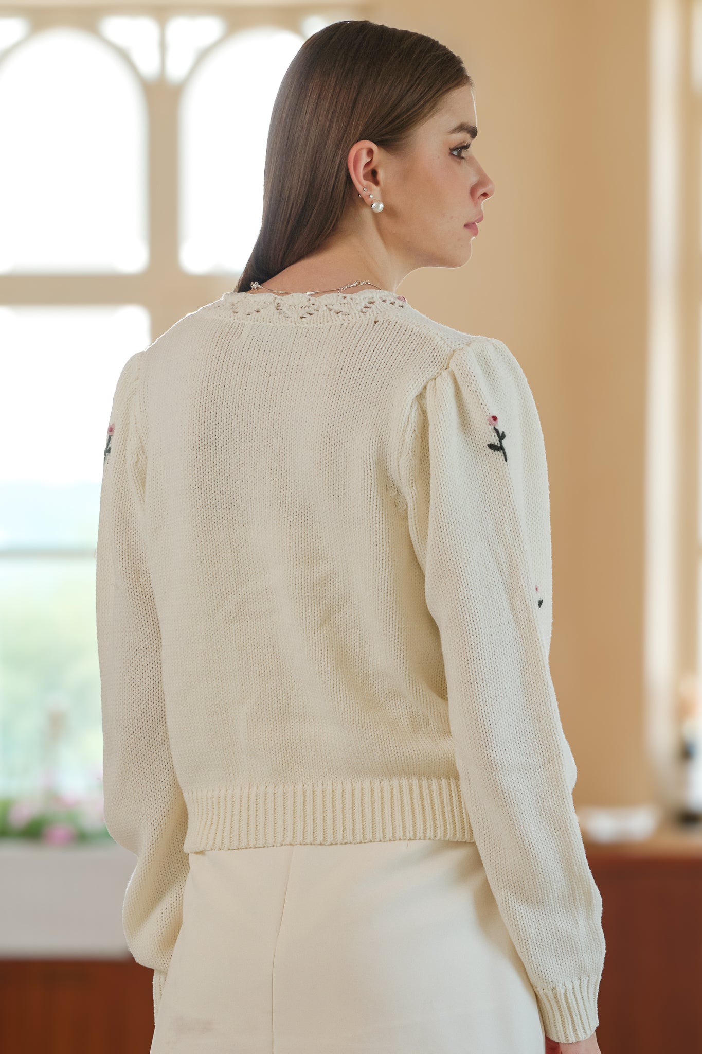 RP2573 - Sweet Blossom Button-Up Cardigan (2S-2M-2L)