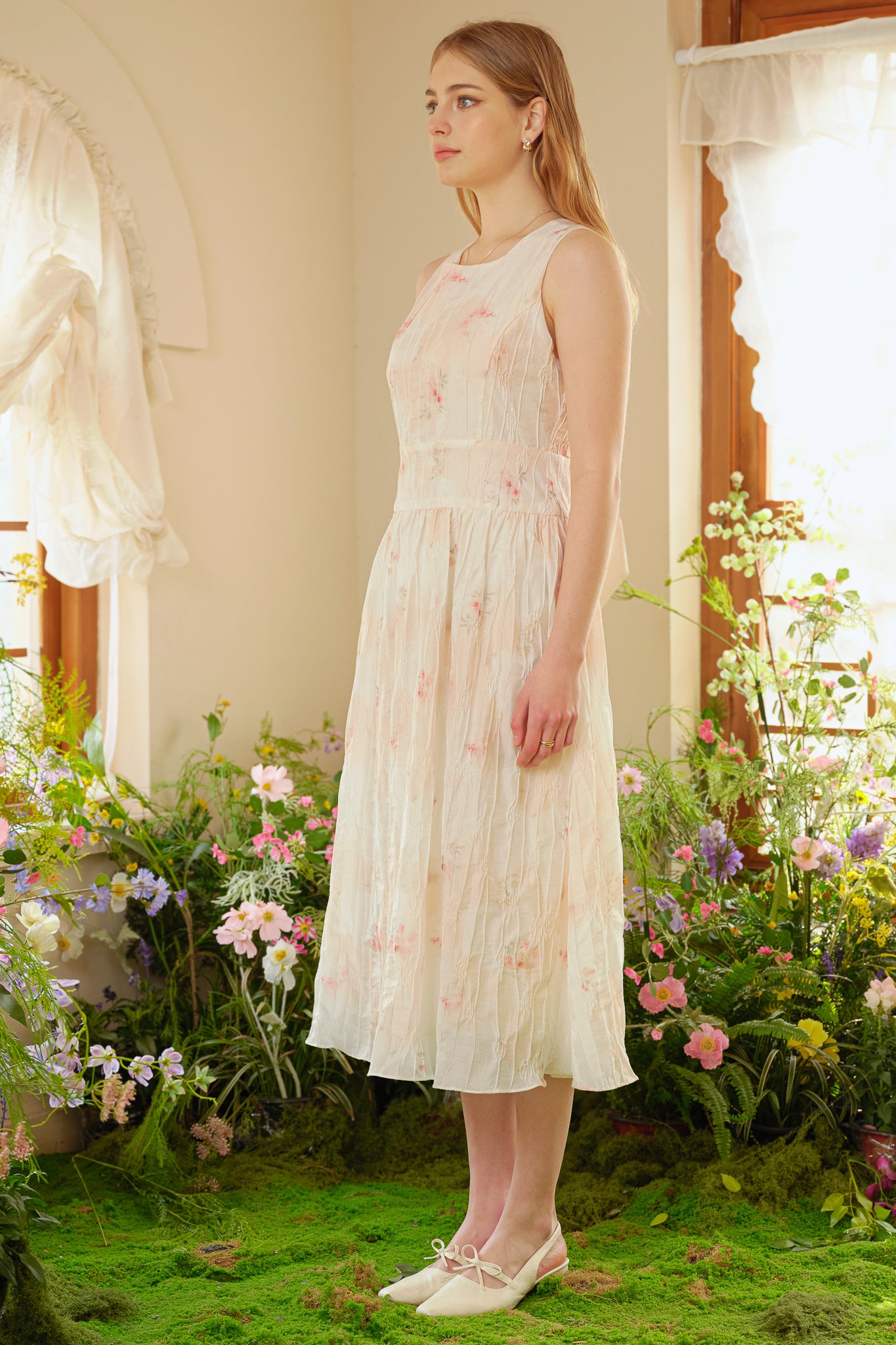 RP2443 - Graceful Garden Bow-Tie Dress (2S-2M-2L)