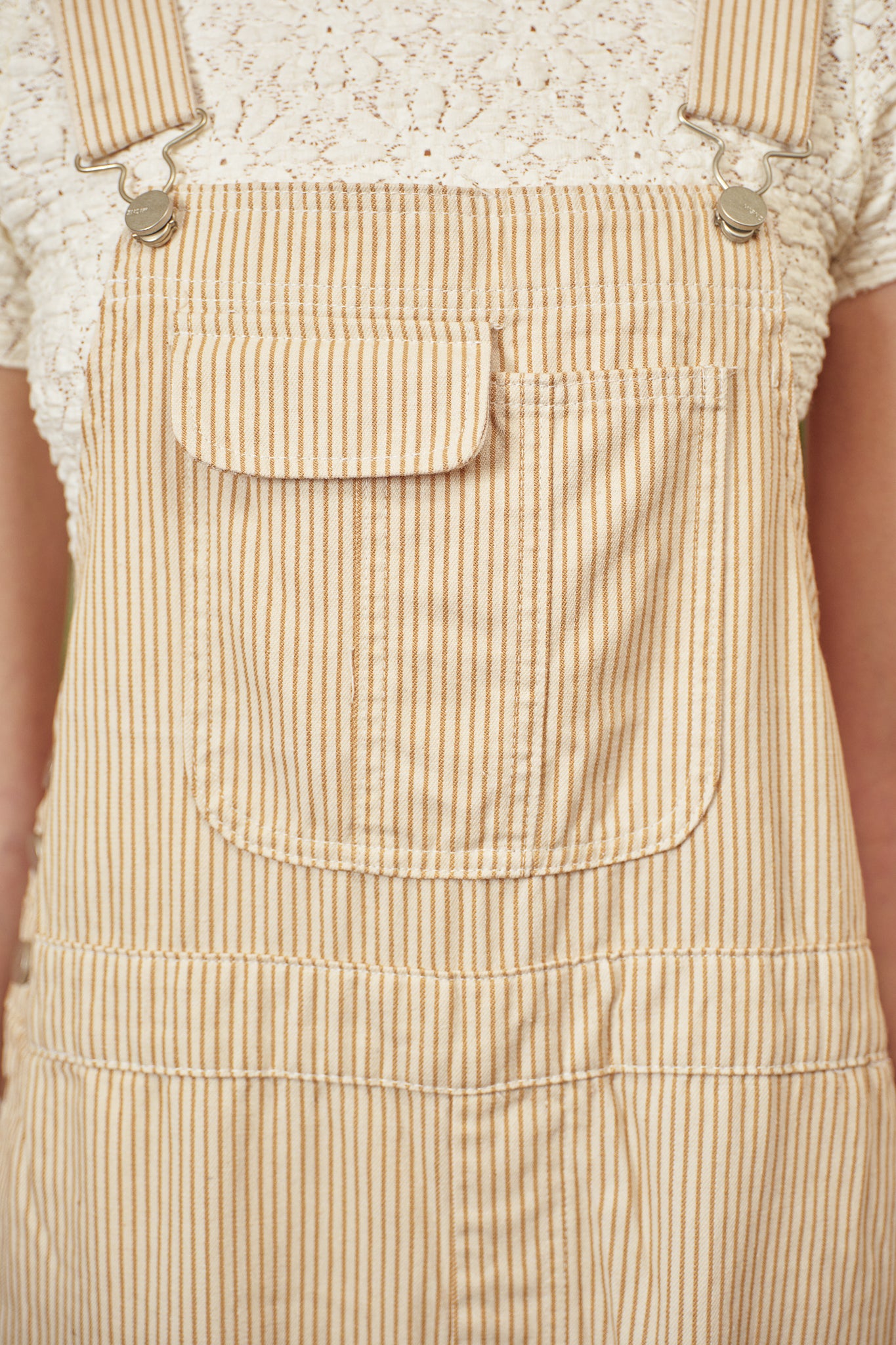 RP2883 - Beige Pinstripes Overalls (2S-2M-2L)