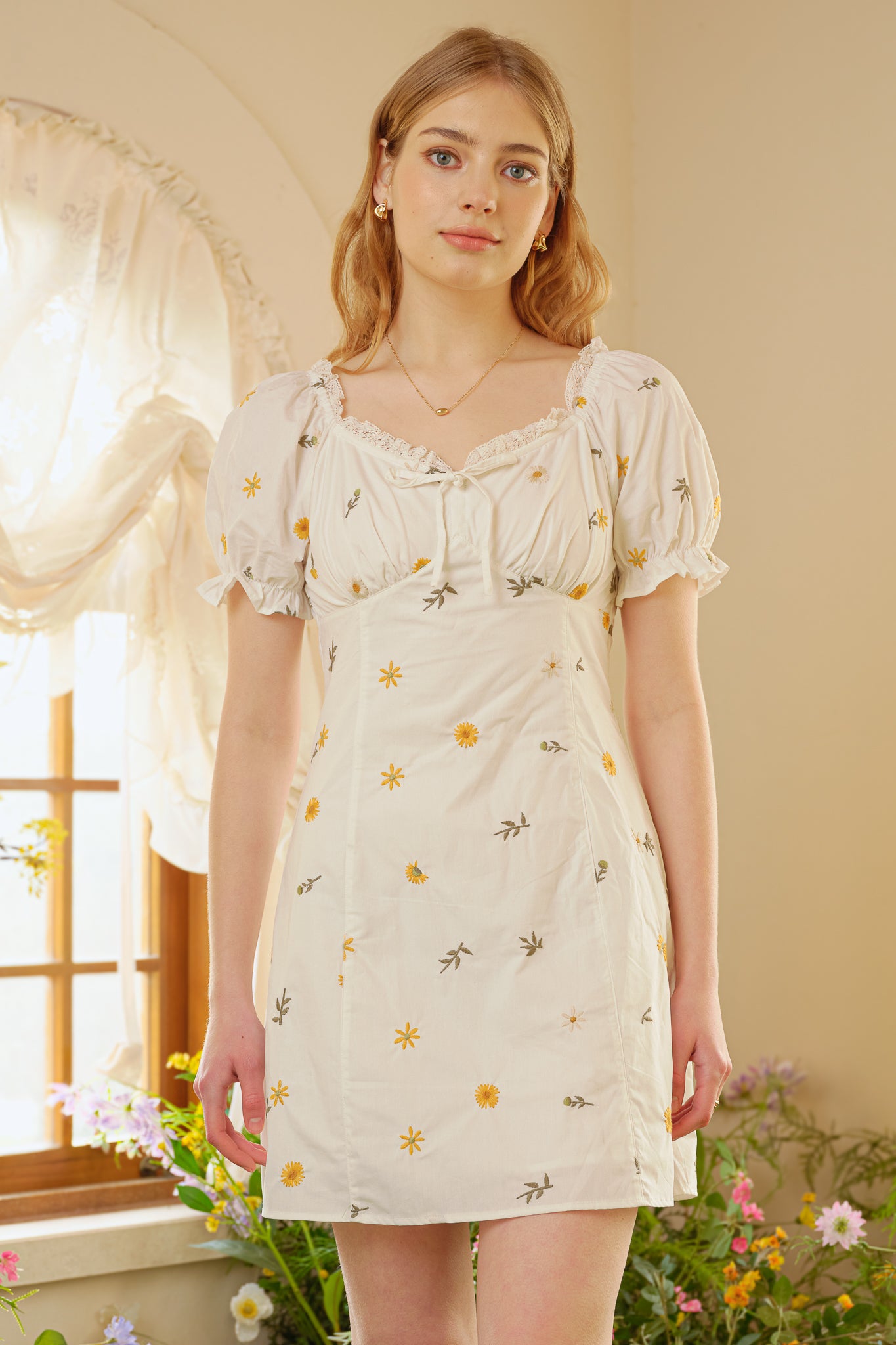 RP2765 - Daisy Dream Embroidered Dress (2S-2M-2L)