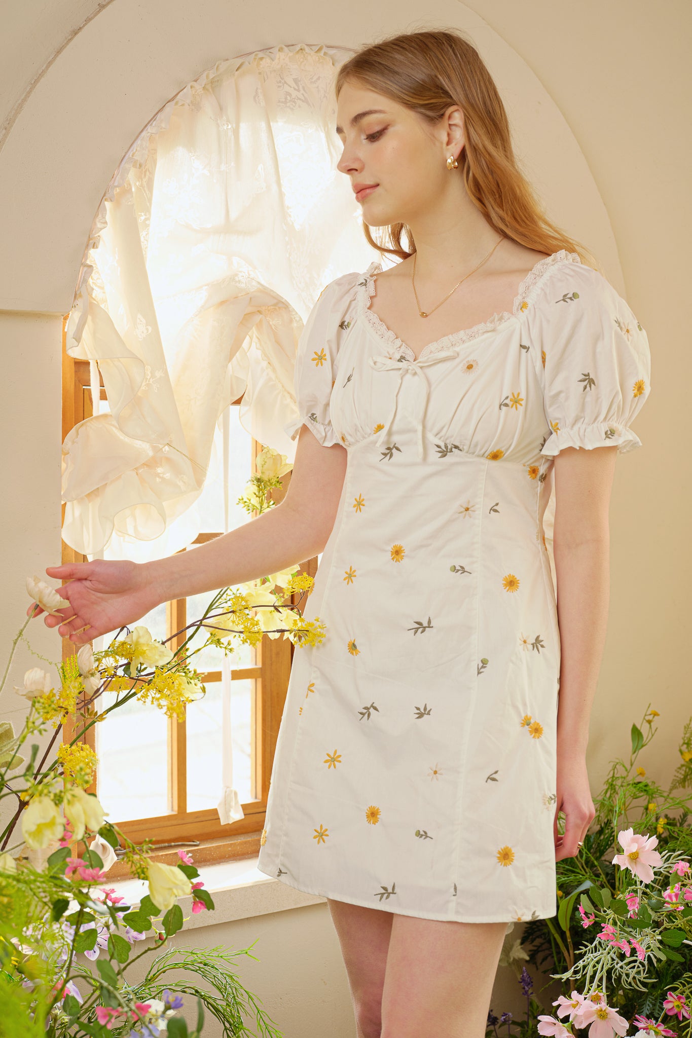 RP2765 - Daisy Dream Embroidered Dress (2S-2M-2L)