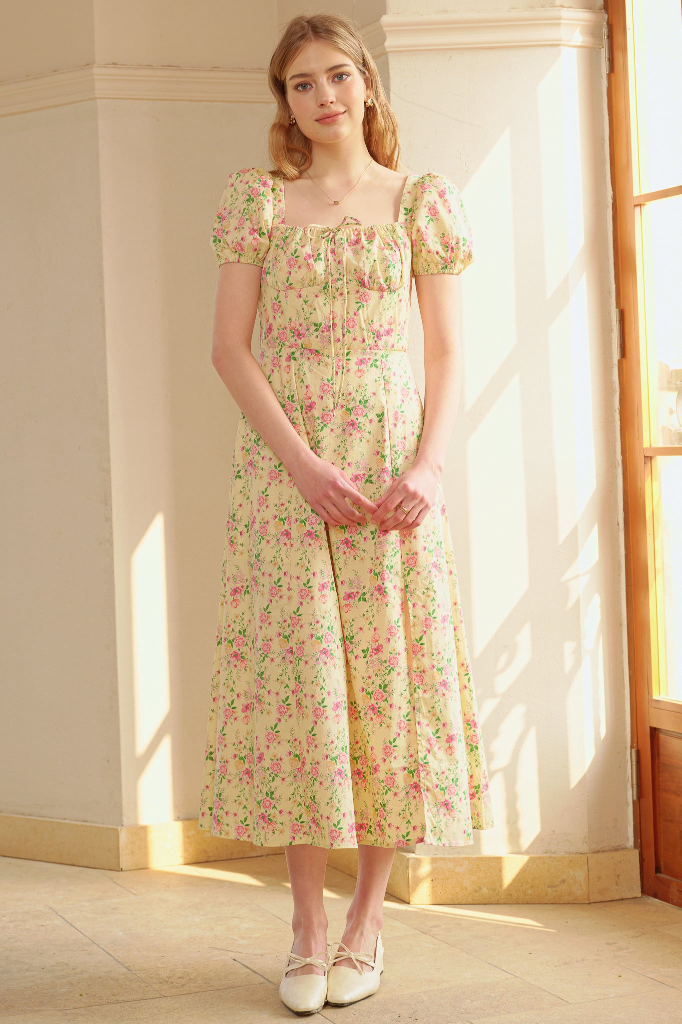 RP2346 - Vintage Garden Party Midi Dress (2S-2M-2L)