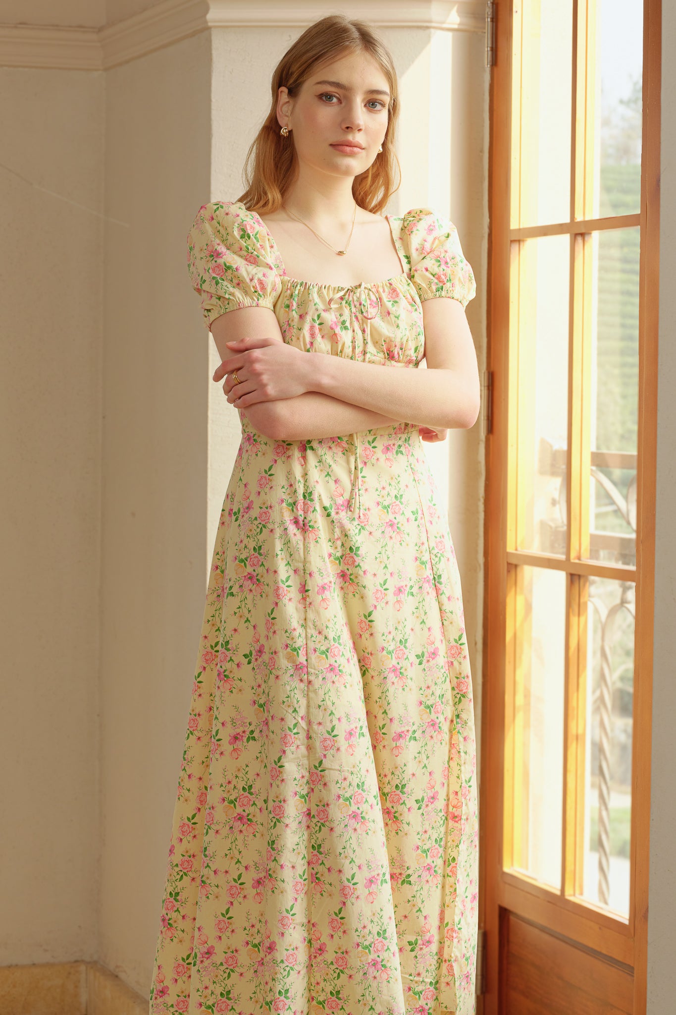 RP2346 - Vintage Garden Party Midi Dress (2S-2M-2L)