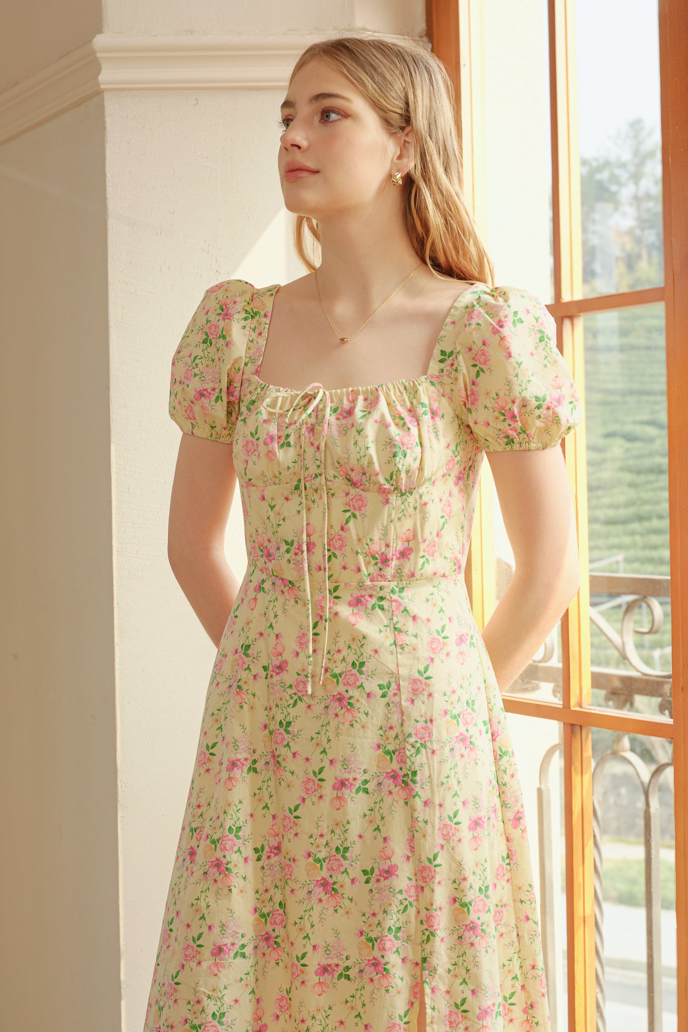 RP2346 - Vintage Garden Party Midi Dress (2S-2M-2L)
